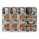 iPhone 16 Pro Max Fierce Jungle Tigers Black Impact Phone Case