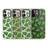 iPhone 16 Pro Max Christmas Tree Pattern Black Impact Phone Case