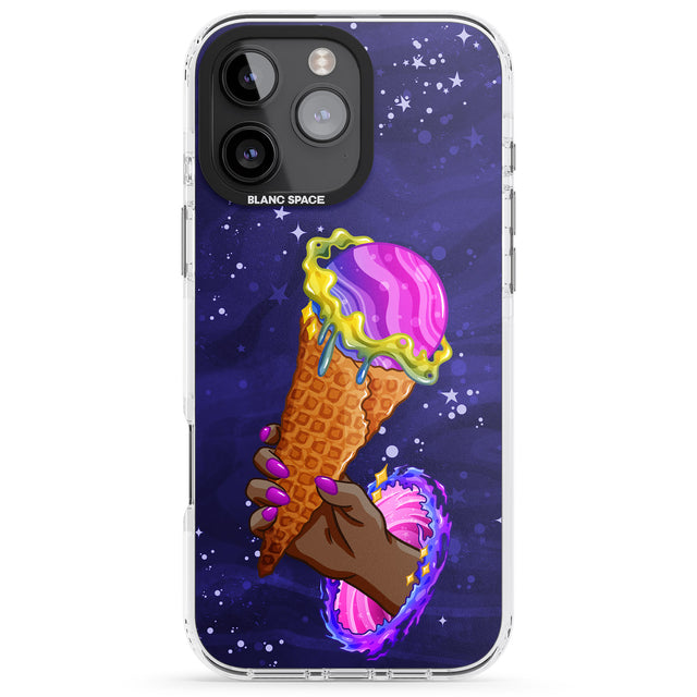 iPhone 16 Pro Max Interdimensional Ice Cream Black Impact Phone Case