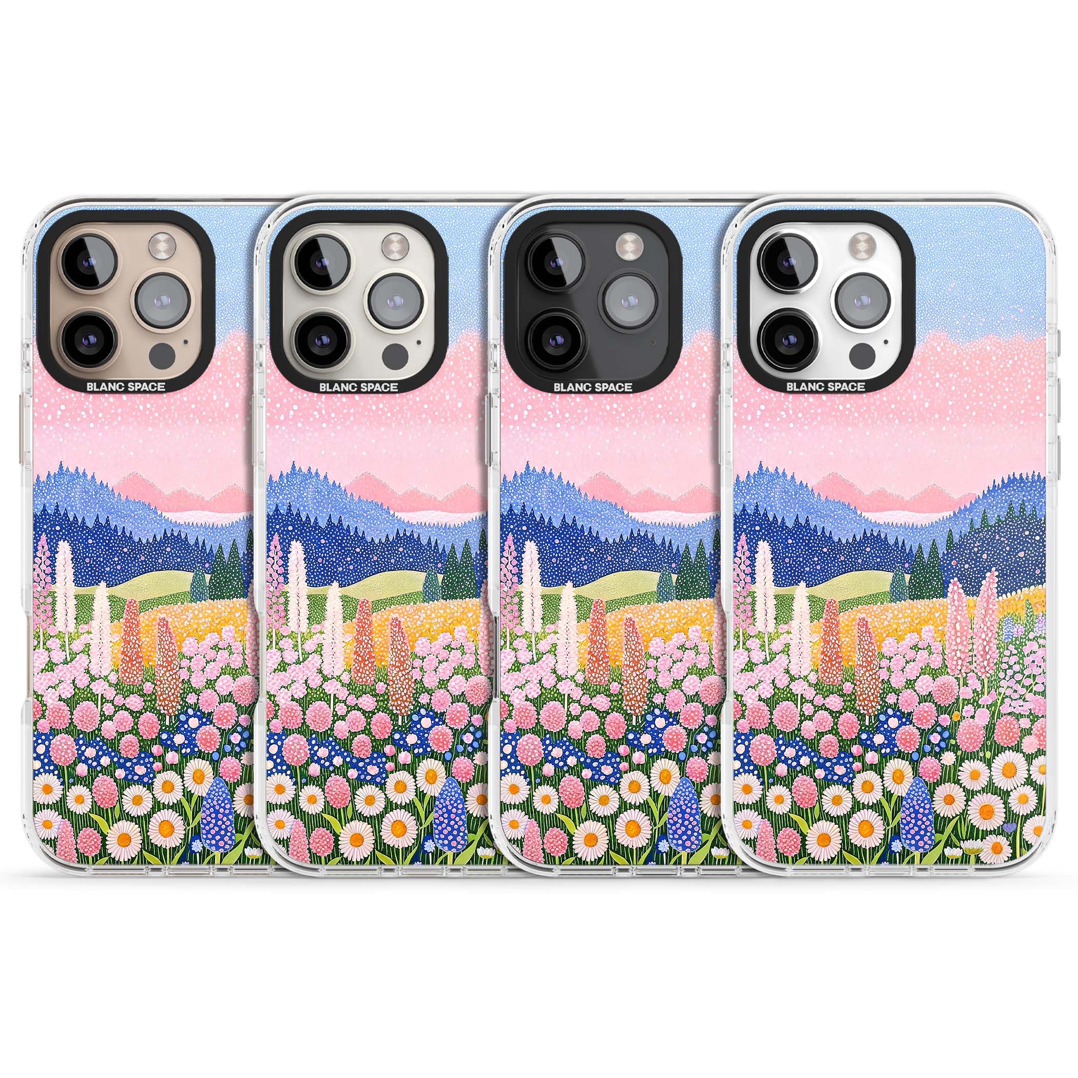 Valley Horizon cottagecore iPhone case | Clear Impact case for iPhone 16 Pro, iPhone 16 Pro Max