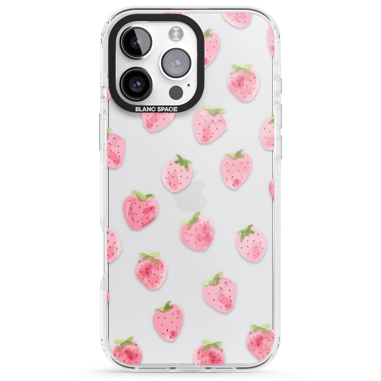 iPhone 16 Pro Max Classic Strawberry Black Impact Phone Case