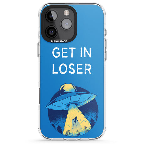 iPhone 16 Pro Max Get in Loser UFO Black Impact Phone Case