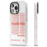 iPhone 16 Pro Max Thank You : Have a Nice Day Black Impact Phone Case