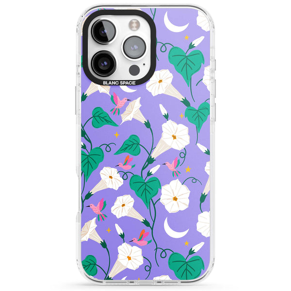 White Tulips on Purple