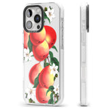 iPhone 16 Pro Max Vintage Painted Peaches Black Impact Phone Case + Magsafe