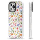 iPhone 16 Pro Max Small Flower Mix Black Impact Phone Case + Magsafe