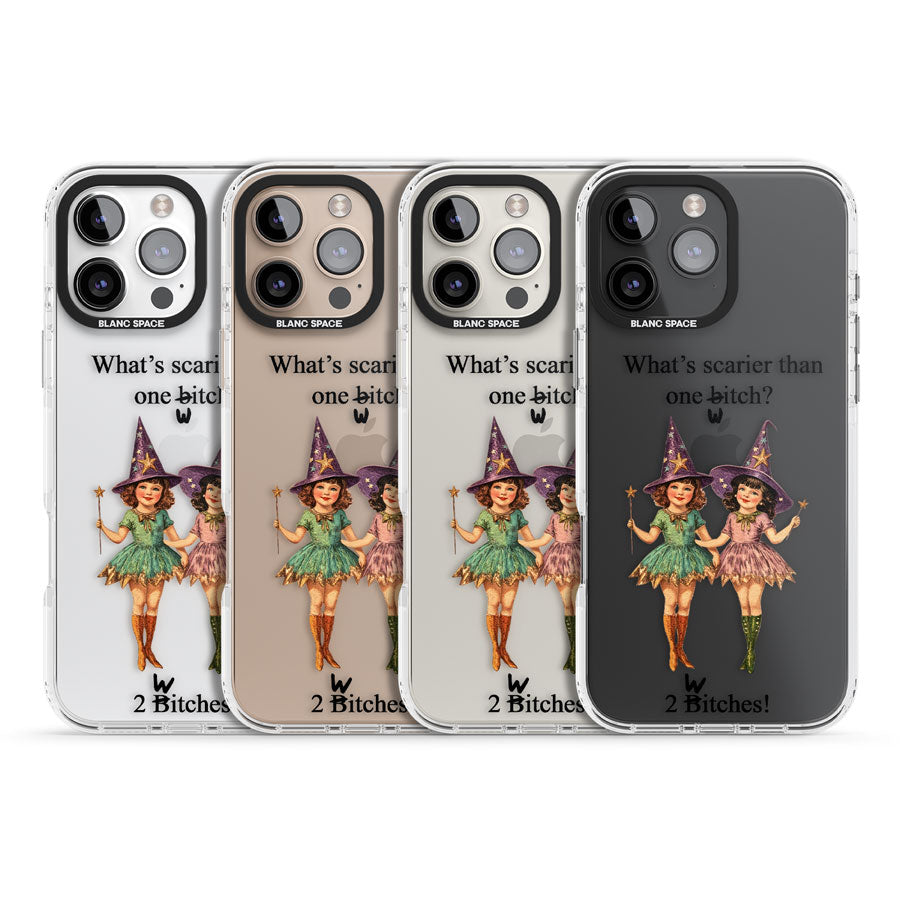 Two Witches Impact Phone Case for iPhone 16 Pro, iPhone 16 Pro Max