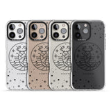 iPhone 16 Pro Max Scorpio Emblem - Transparent Design Black Impact Phone Case