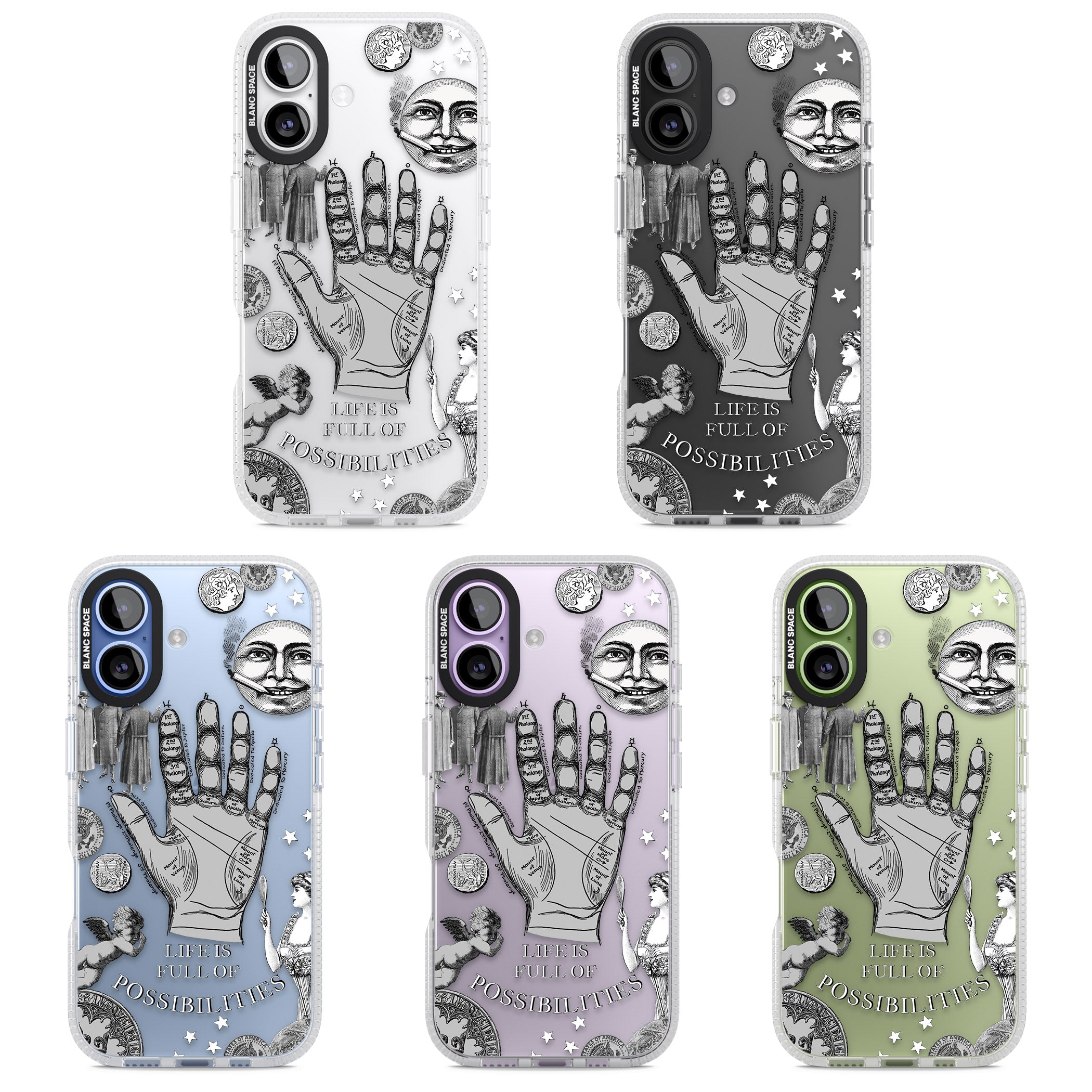 Life Is Full Of Possibilities iPhone 17 Impact Air Clear Phone Case APT Impact Protection