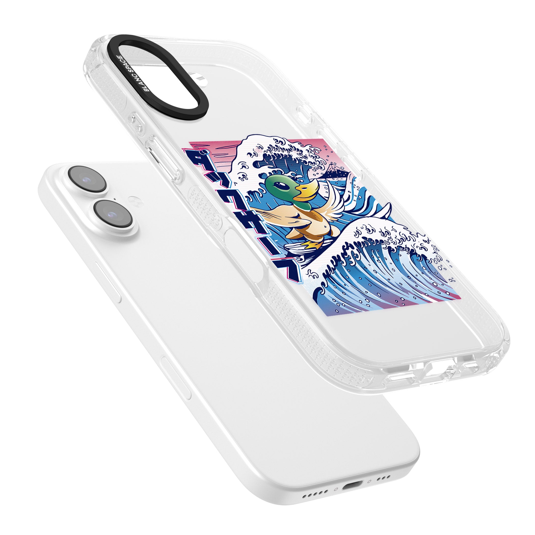 Duck Surf iPhone 17 Impact Air Clear Phone Case Colours