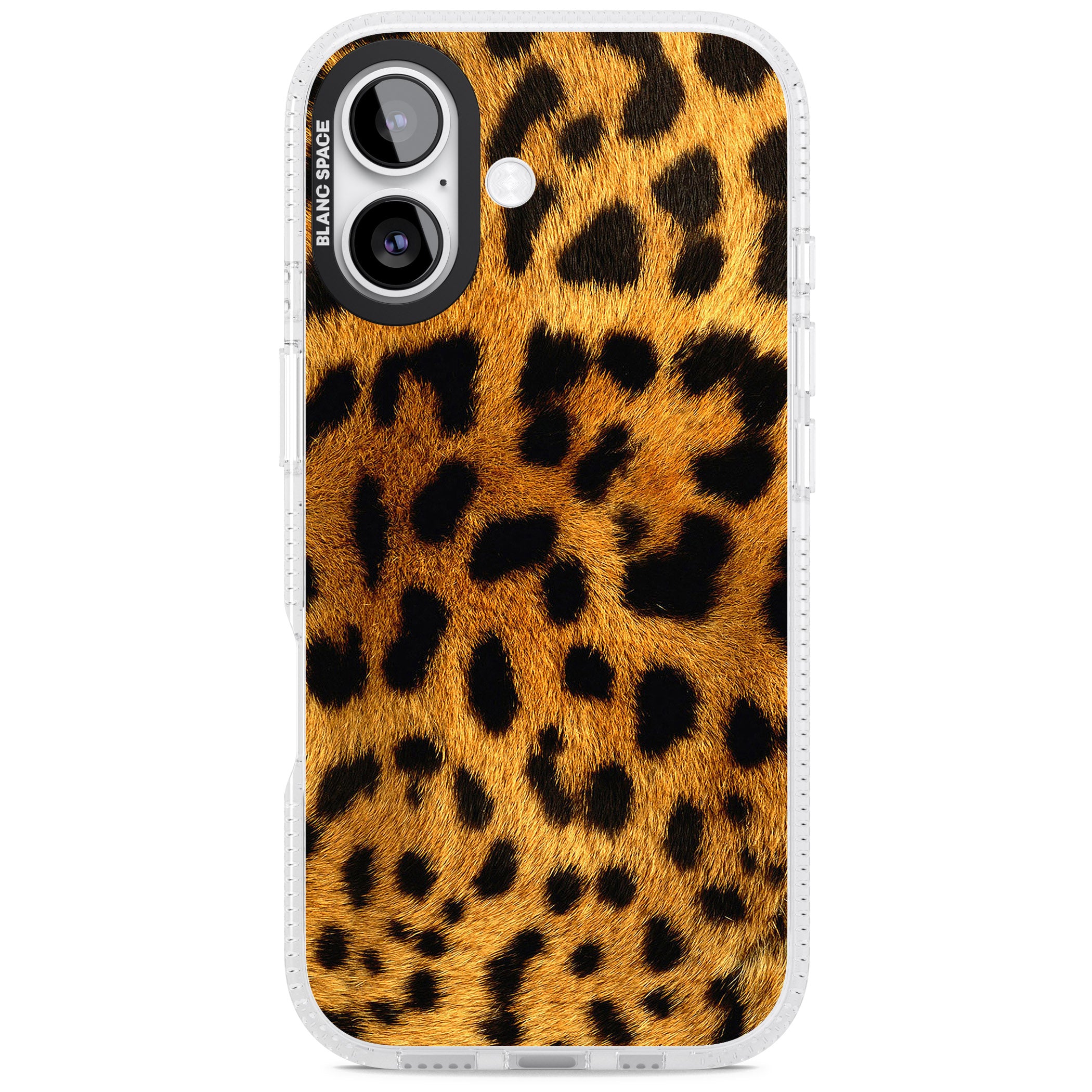 Leopard Print iPhone 17 Impact Air Clear Phone Case