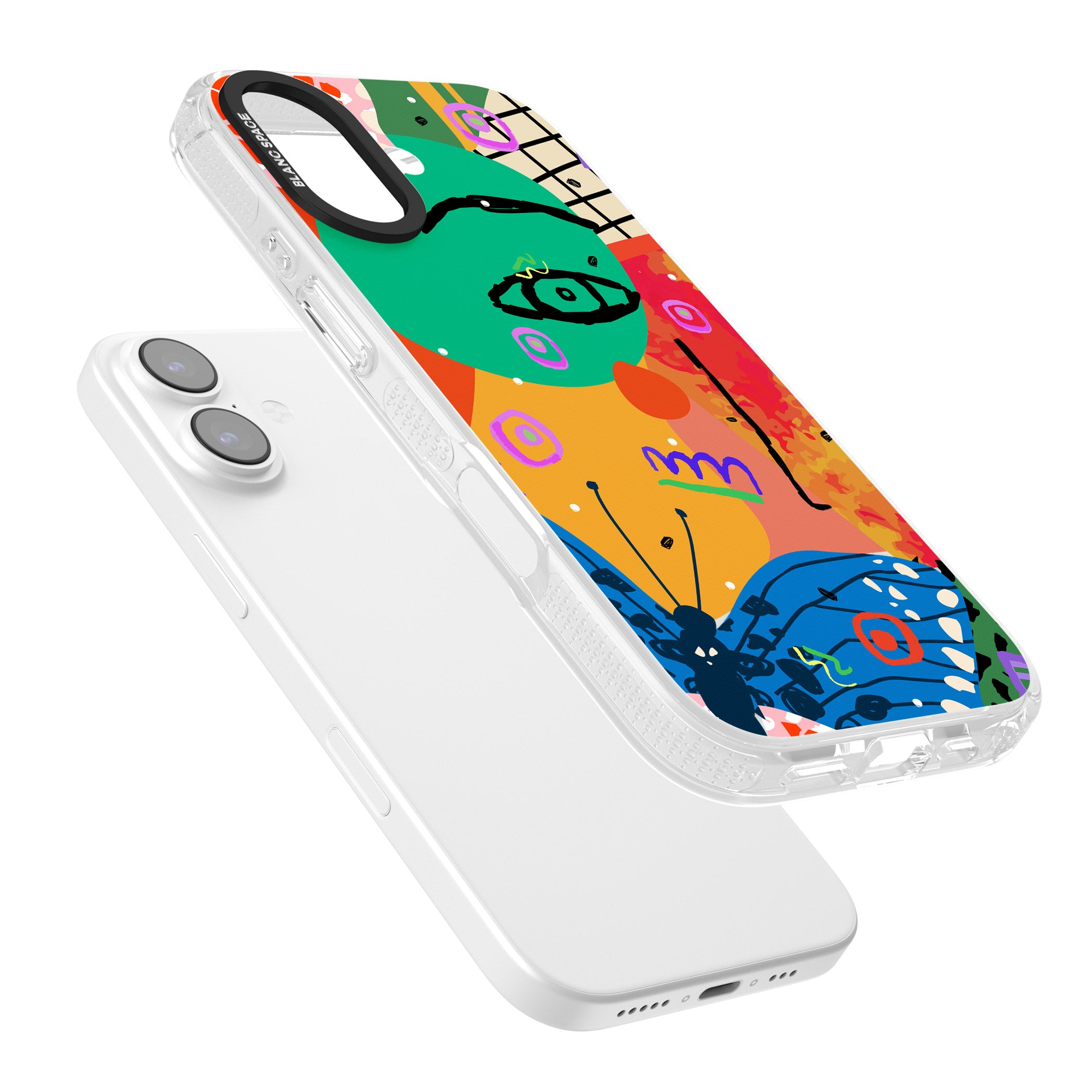 Abstract Butterfly iPhone 17 Impact Air Clear Phone Case Colours