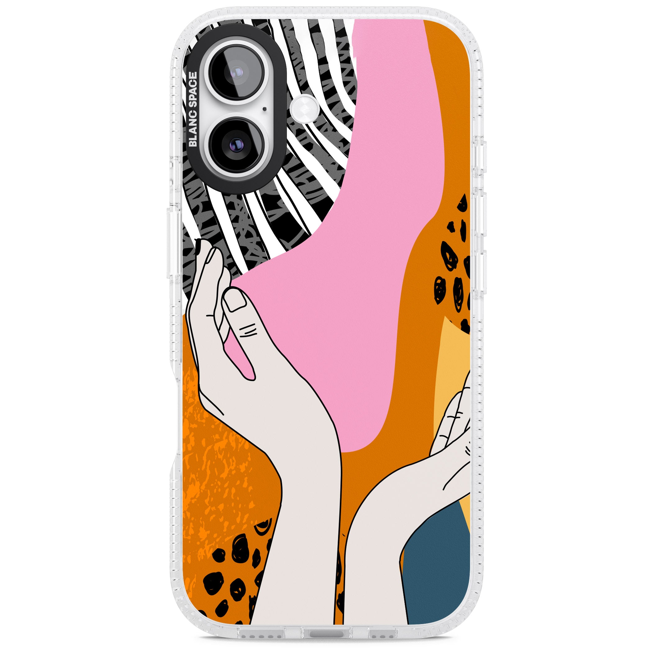 Abstract Vibes iPhone 17 Impact Air Clear Phone Case