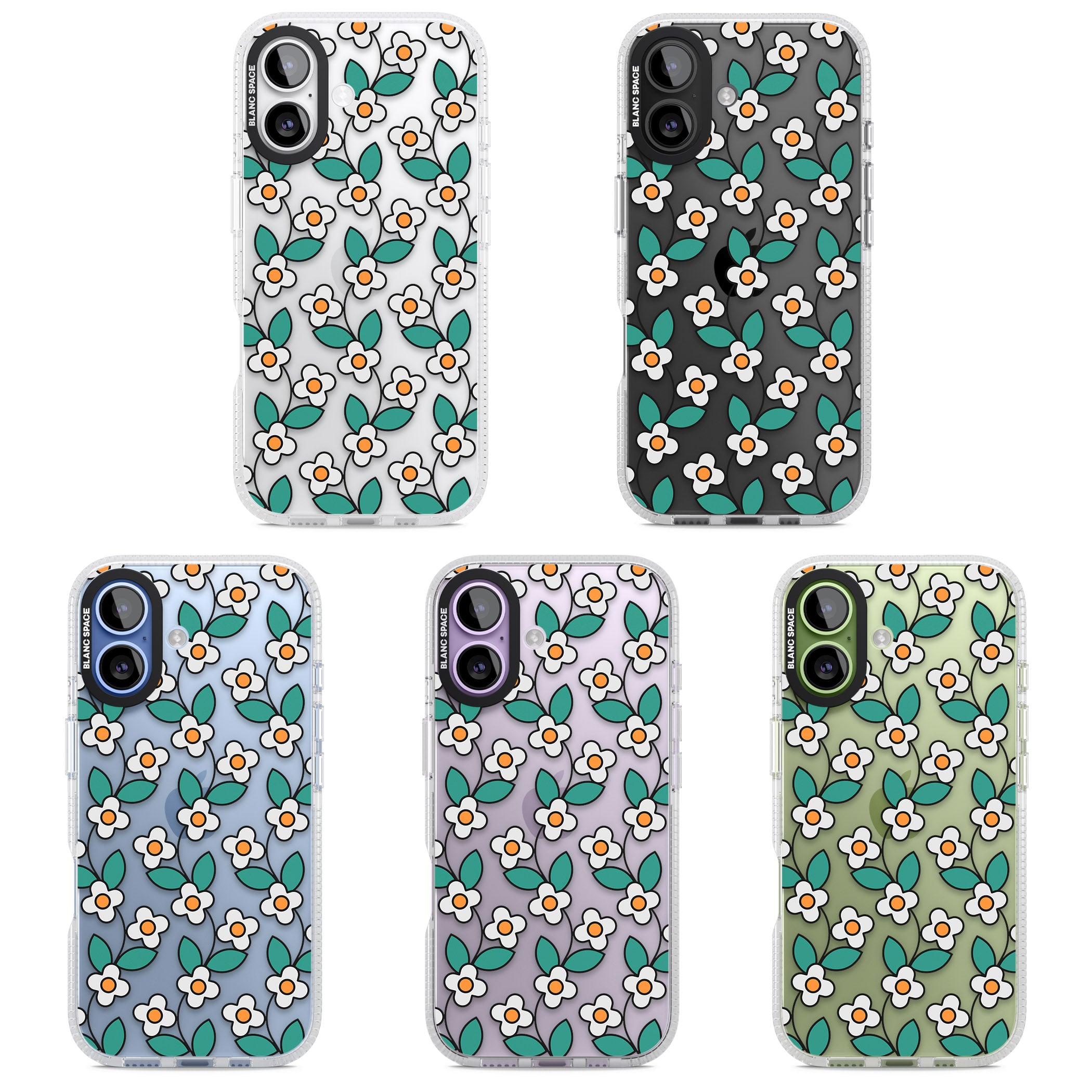 Spring Daisies iPhone 17 Impact Air Clear Phone Case APT Impact Protection