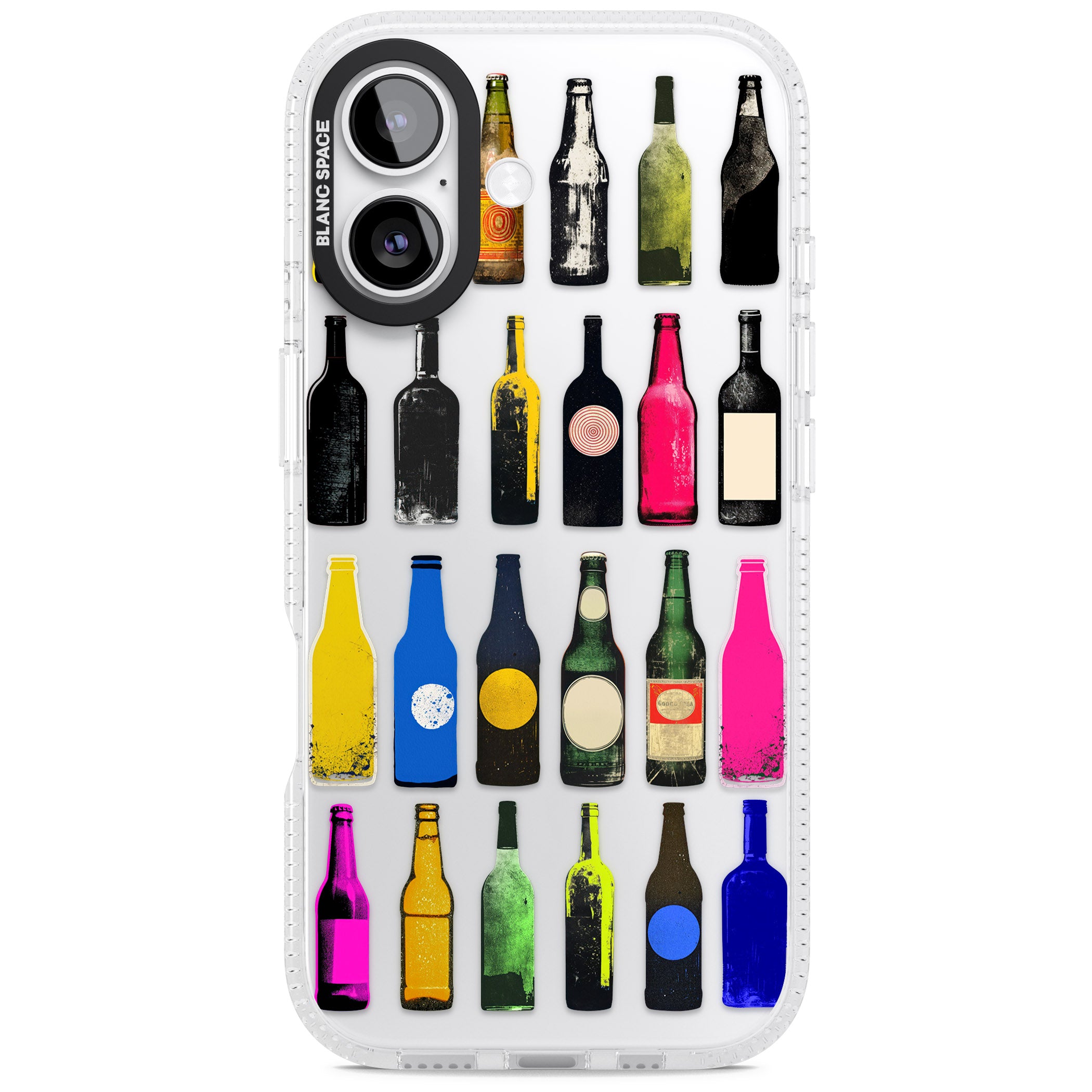 Glass Bottles iPhone 17 Impact Air Clear Phone Case