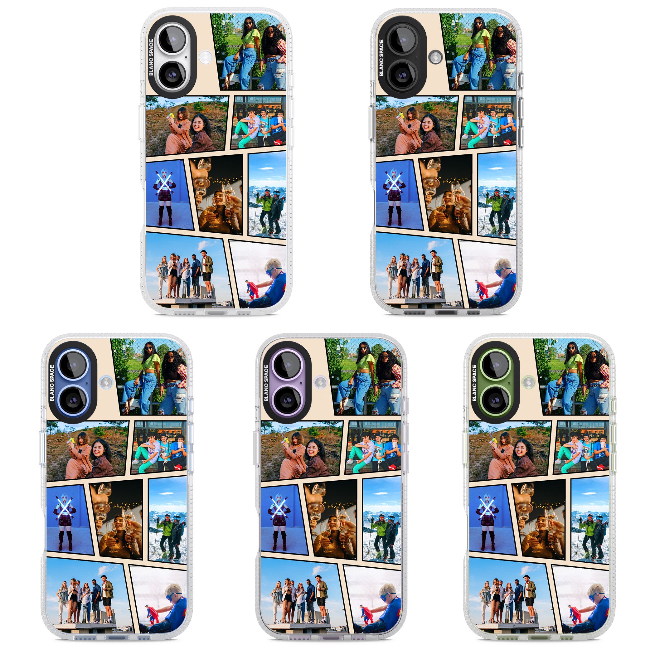 Personalised Comic Strip Photo iPhone 17 Impact Air Clear Phone Case APT Impact Protection
