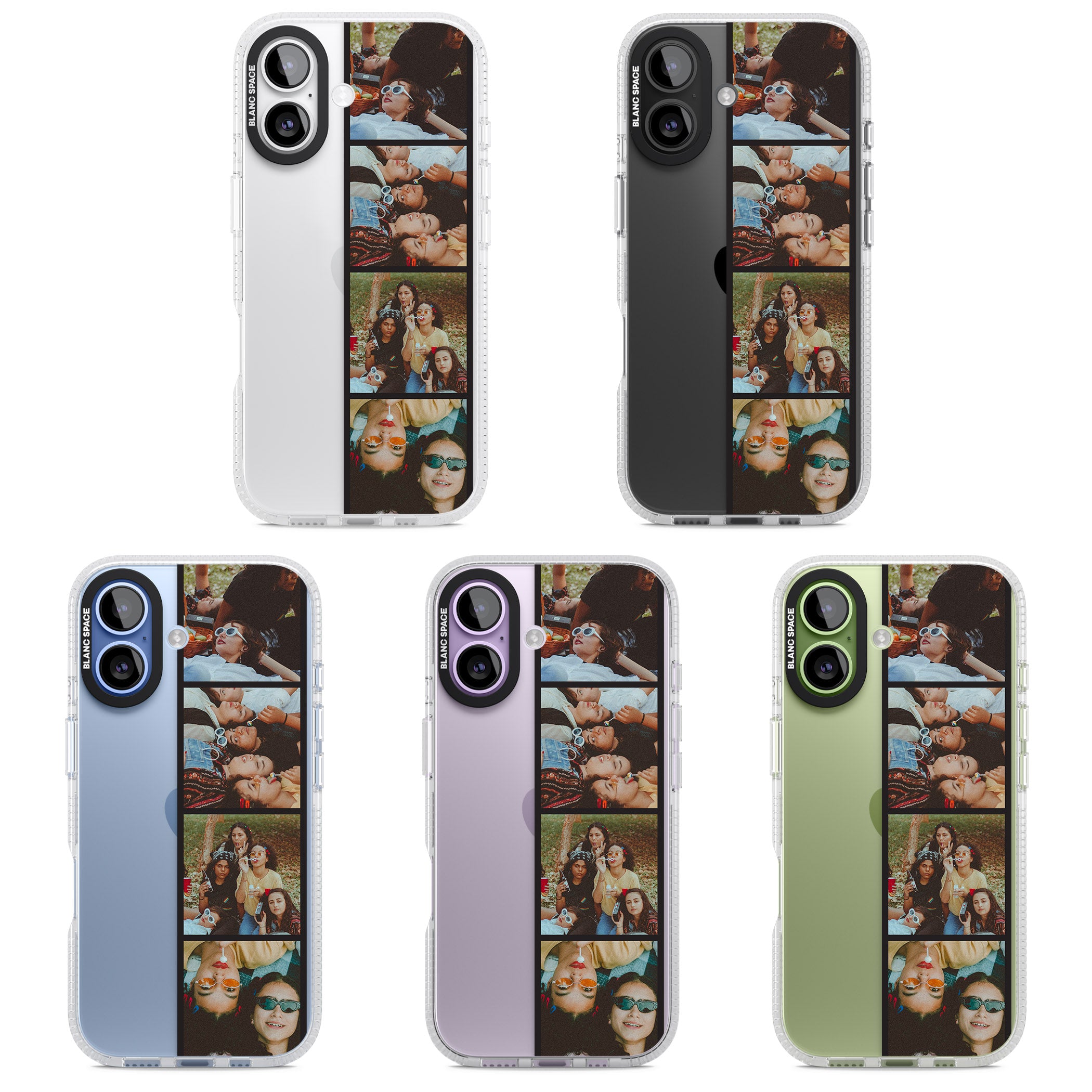 Personalised Photo Strip iPhone 17 Impact Air Clear Phone Case APT Impact Protection