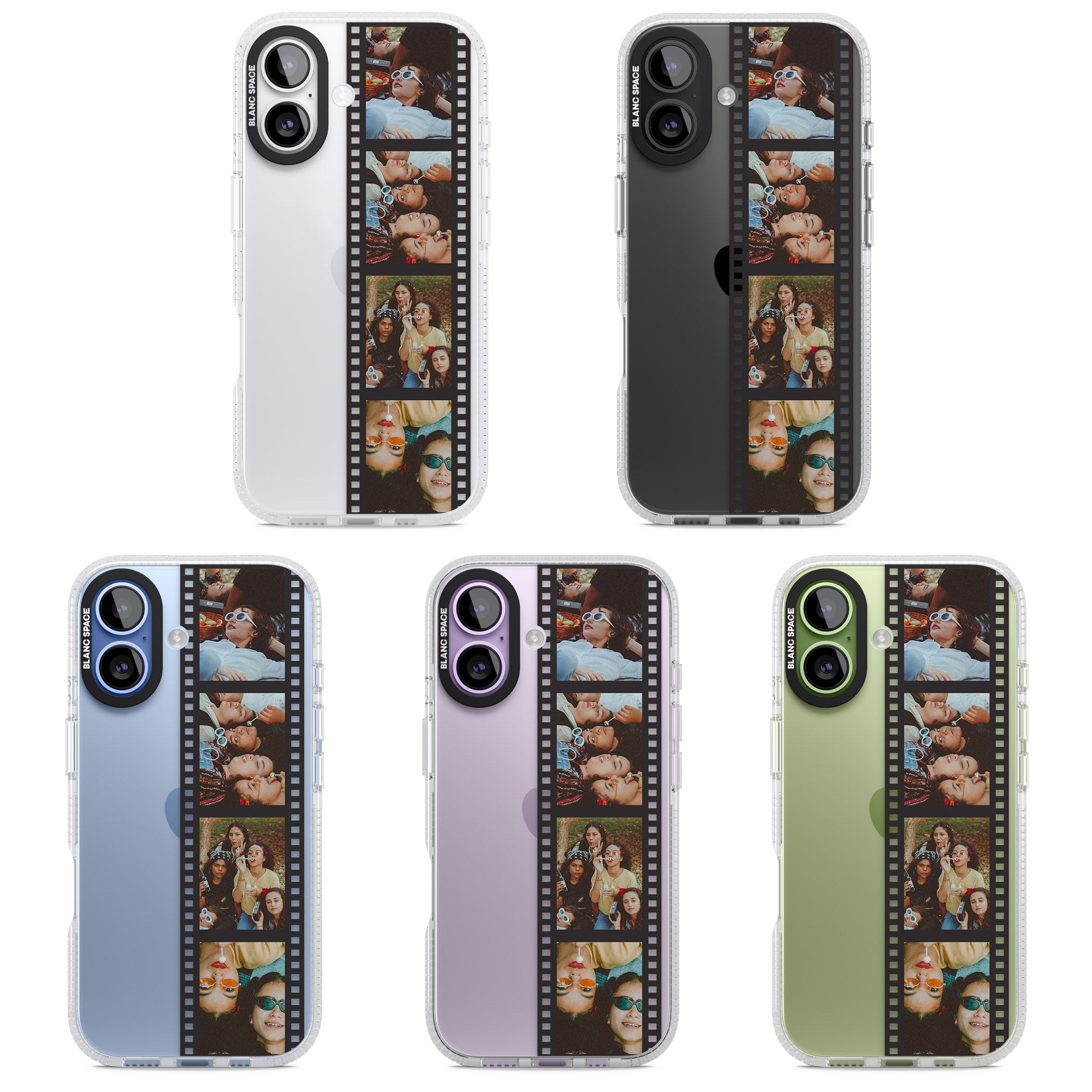 Personalised Photo Film Strip iPhone 17 Impact Air Clear Phone Case APT Impact Protection