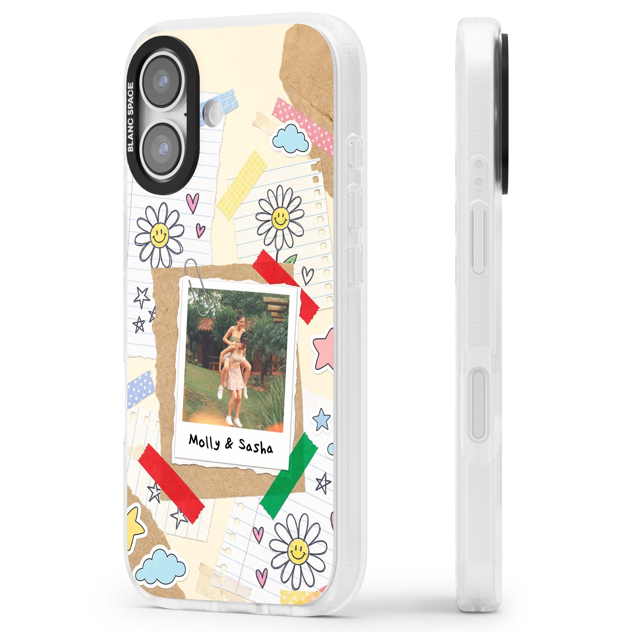 Scrapbook Photo coquette iPhone case | Clear Case Impact Air case for iPhone 17