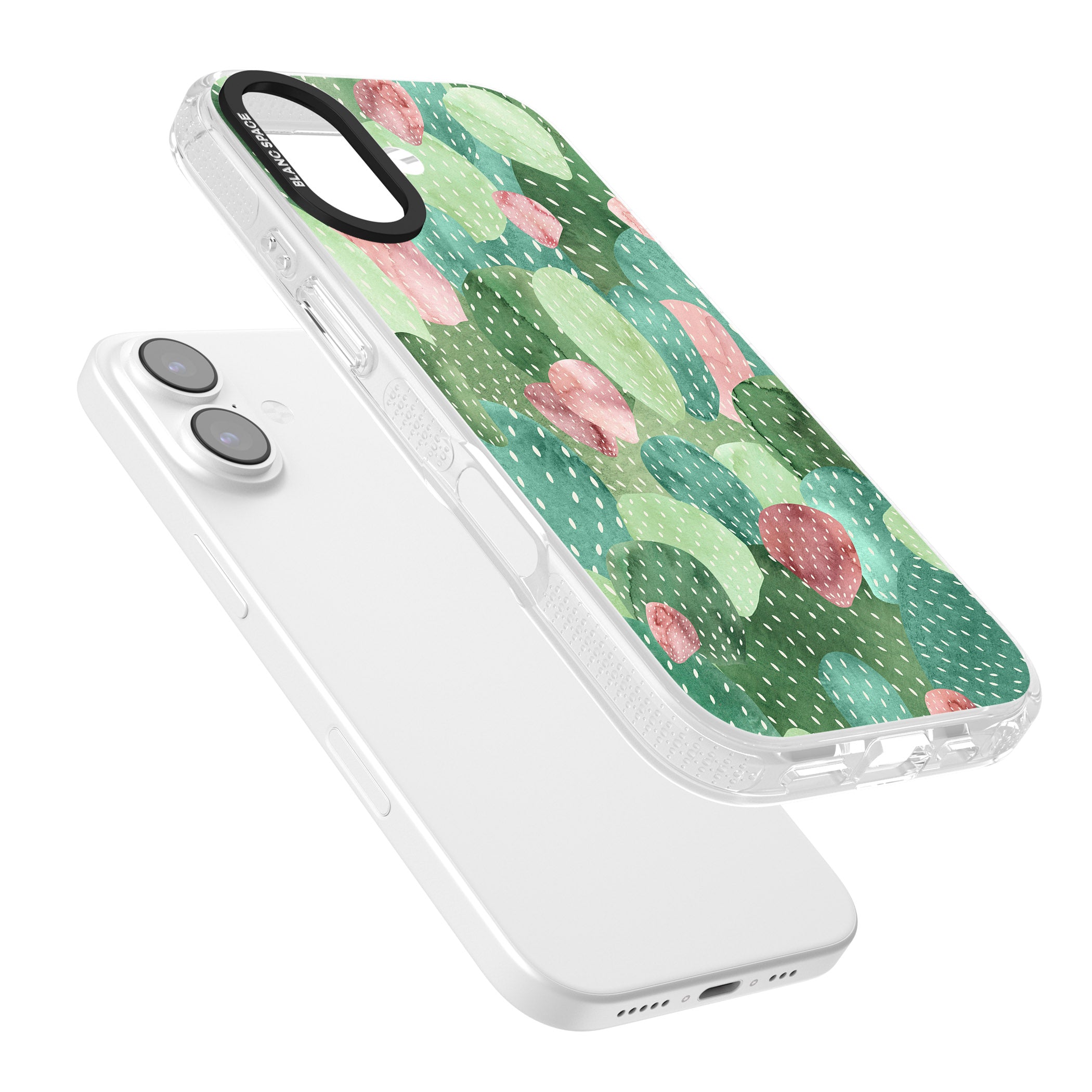 Cactus Charm iPhone 17 Impact Air Clear Phone Case Colours