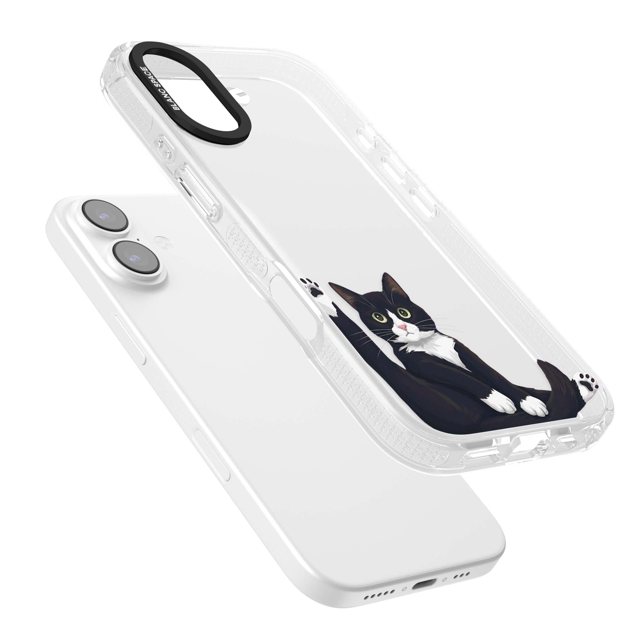 Mid-Groom Cat animals iPhone case | Clear Case Impact Air case for iPhone 17