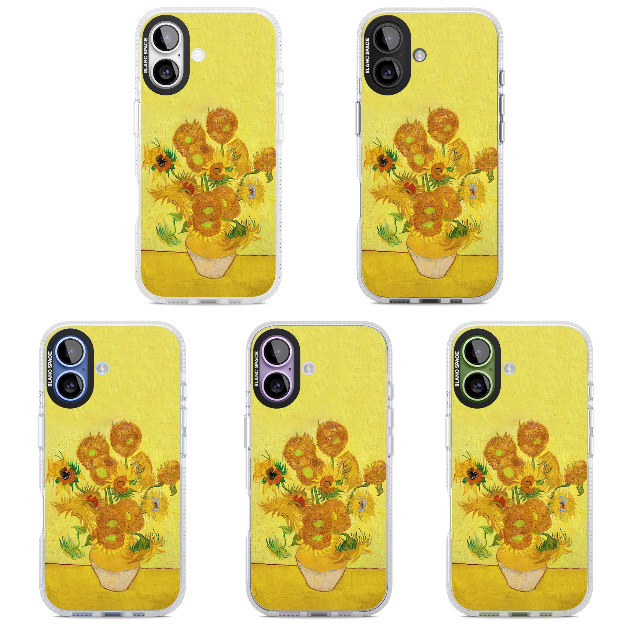 Sunflowers iPhone 17 Impact Air Clear Phone Case APT Impact Protection