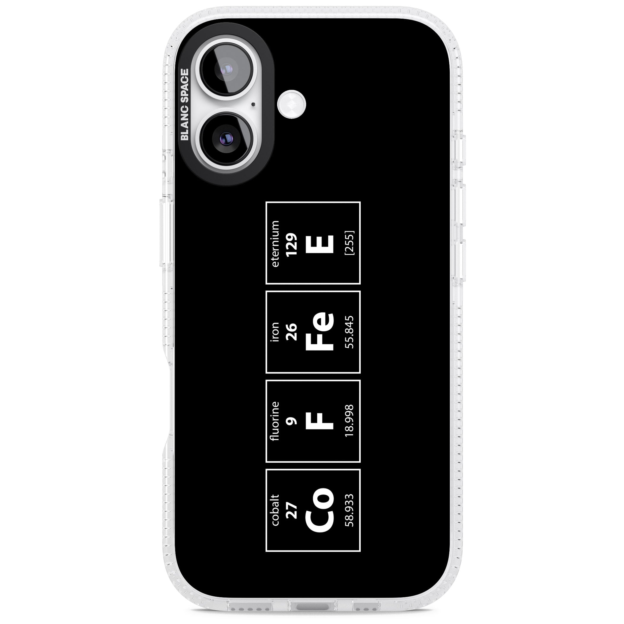 Coffee Element (Black) iPhone 17 Impact Air Clear Phone Case