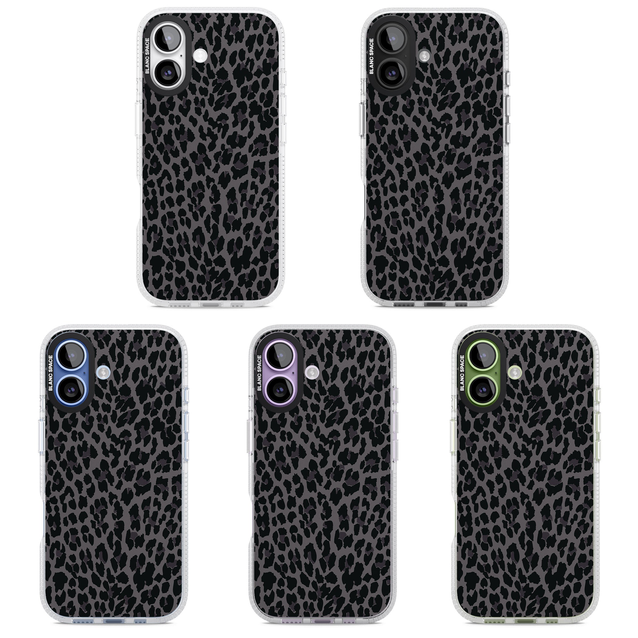 Dark Animal Print iPhone 17 Impact Air Clear Phone Case APT Impact Protection