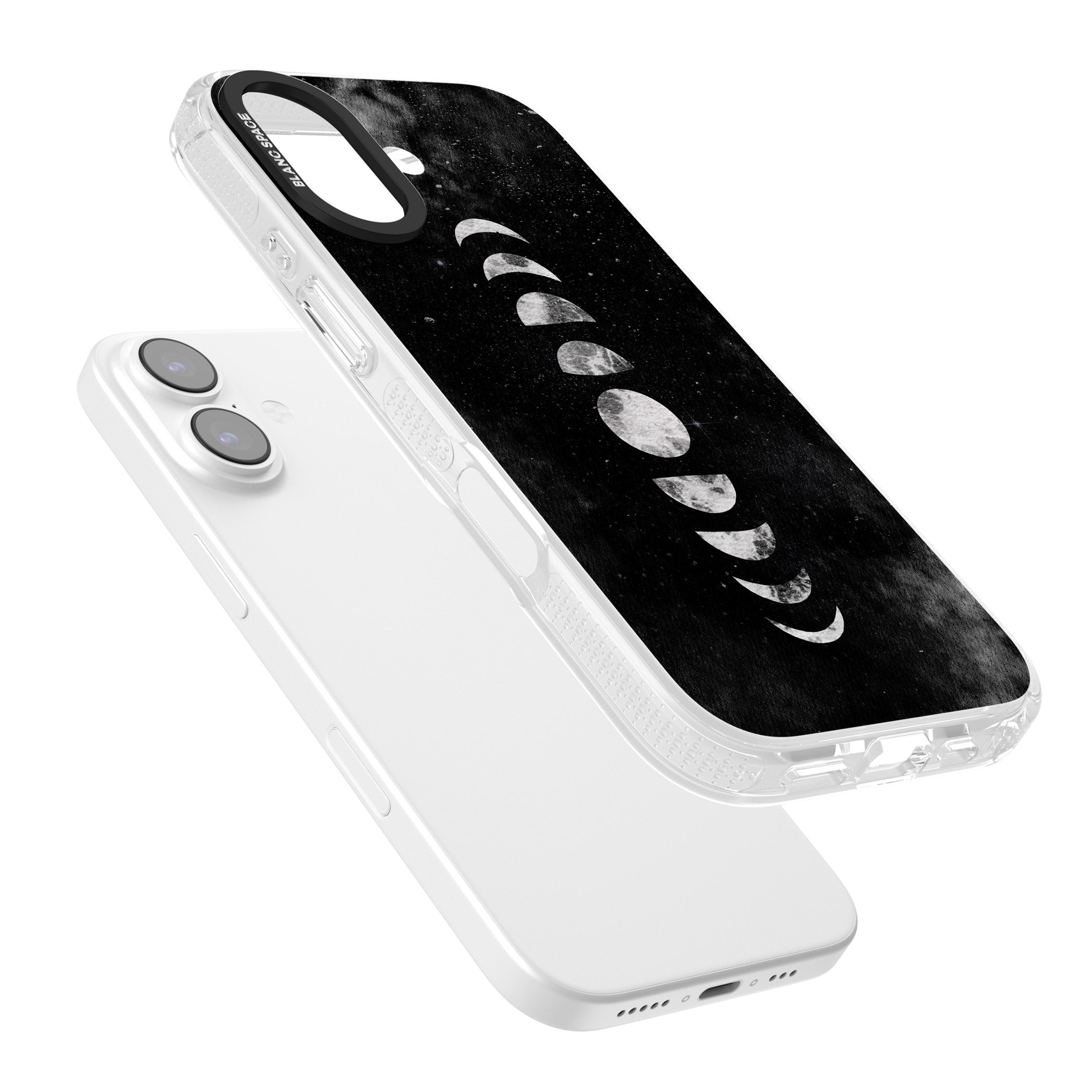 Lunar Phases iPhone 17 Impact Air Clear Phone Case Colours