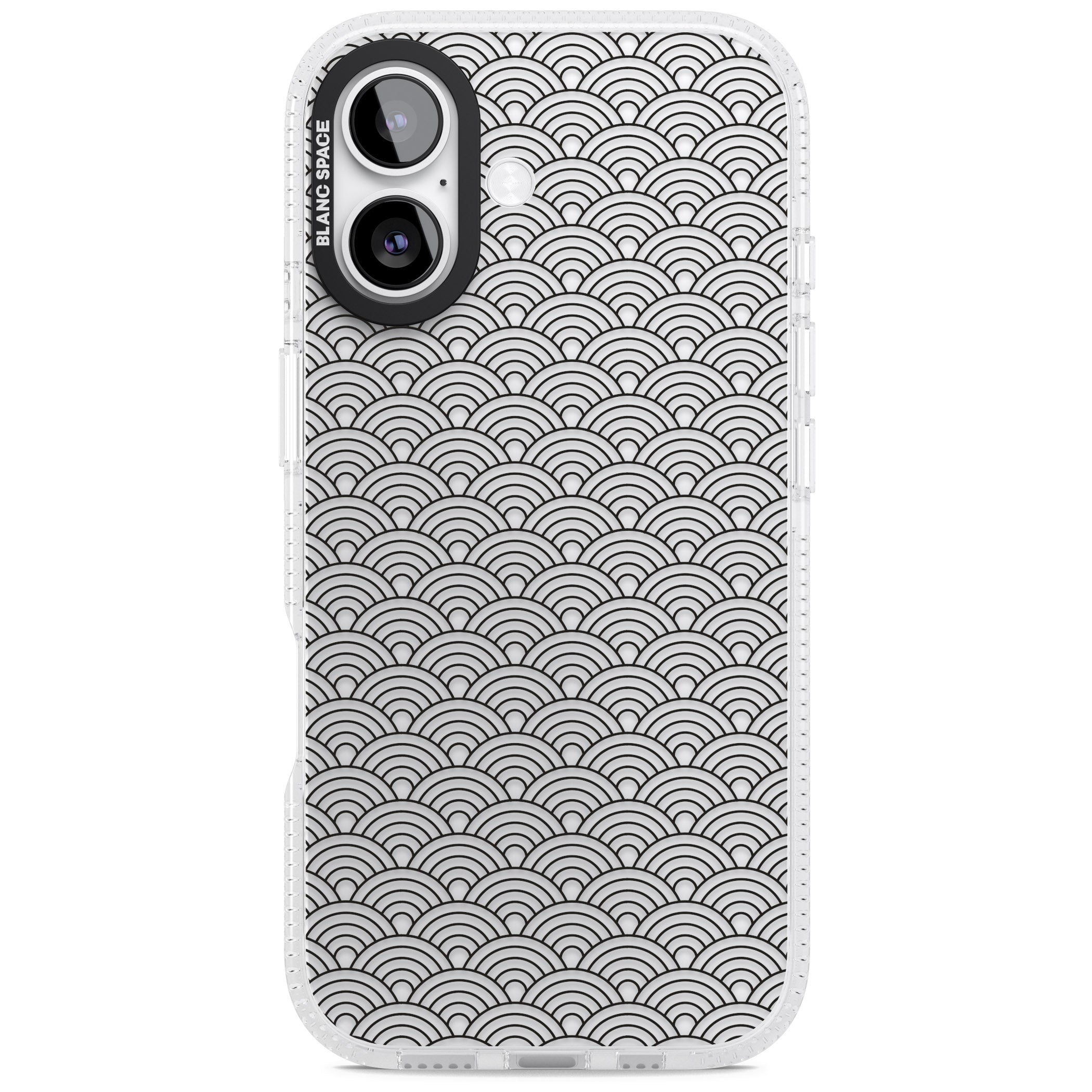 Scalloped Waves iPhone 17 Impact Air Clear Phone Case