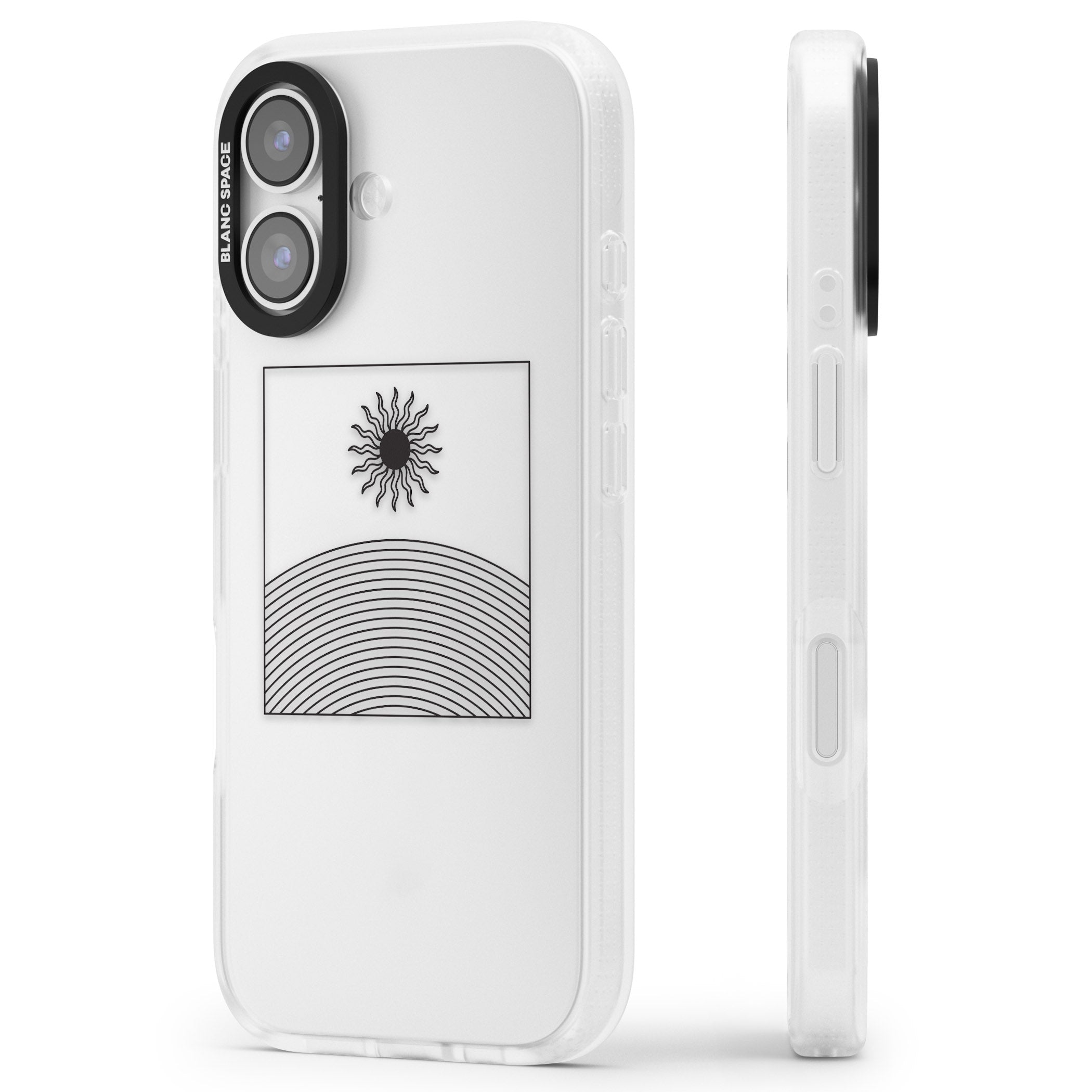 Cosmic Radiance iPhone 17 Impact Air Clear Phone Case Side Profile