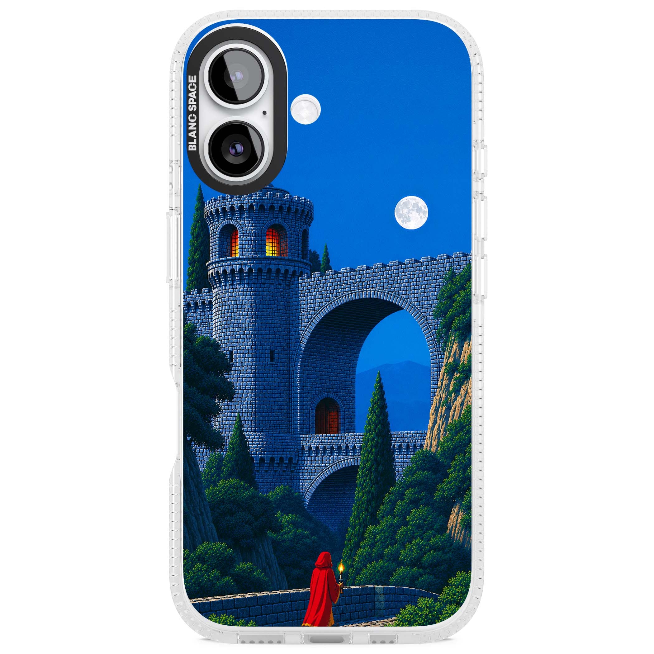 Castle Walls art iPhone case | Clear Case Impact Air case for iPhone 17