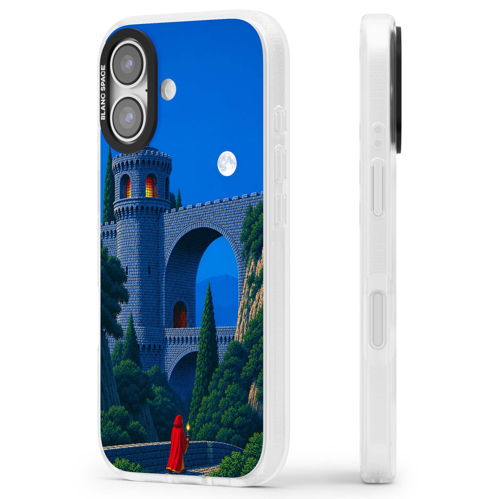 Castle Walls art iPhone case | Clear Case Impact Air case for iPhone 17