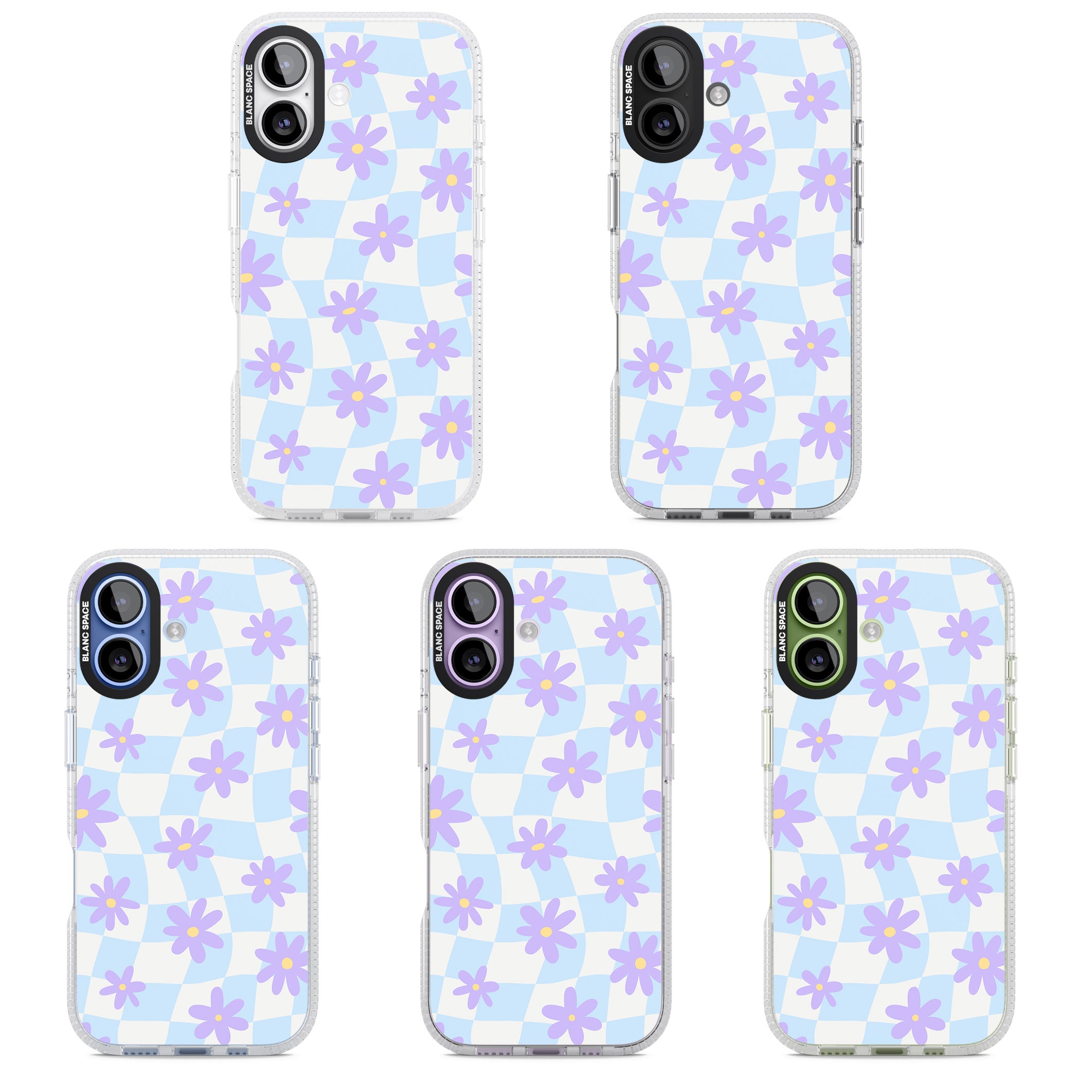 Serene Skies & Flowers iPhone 17 Impact Air Clear Phone Case APT Impact Protection