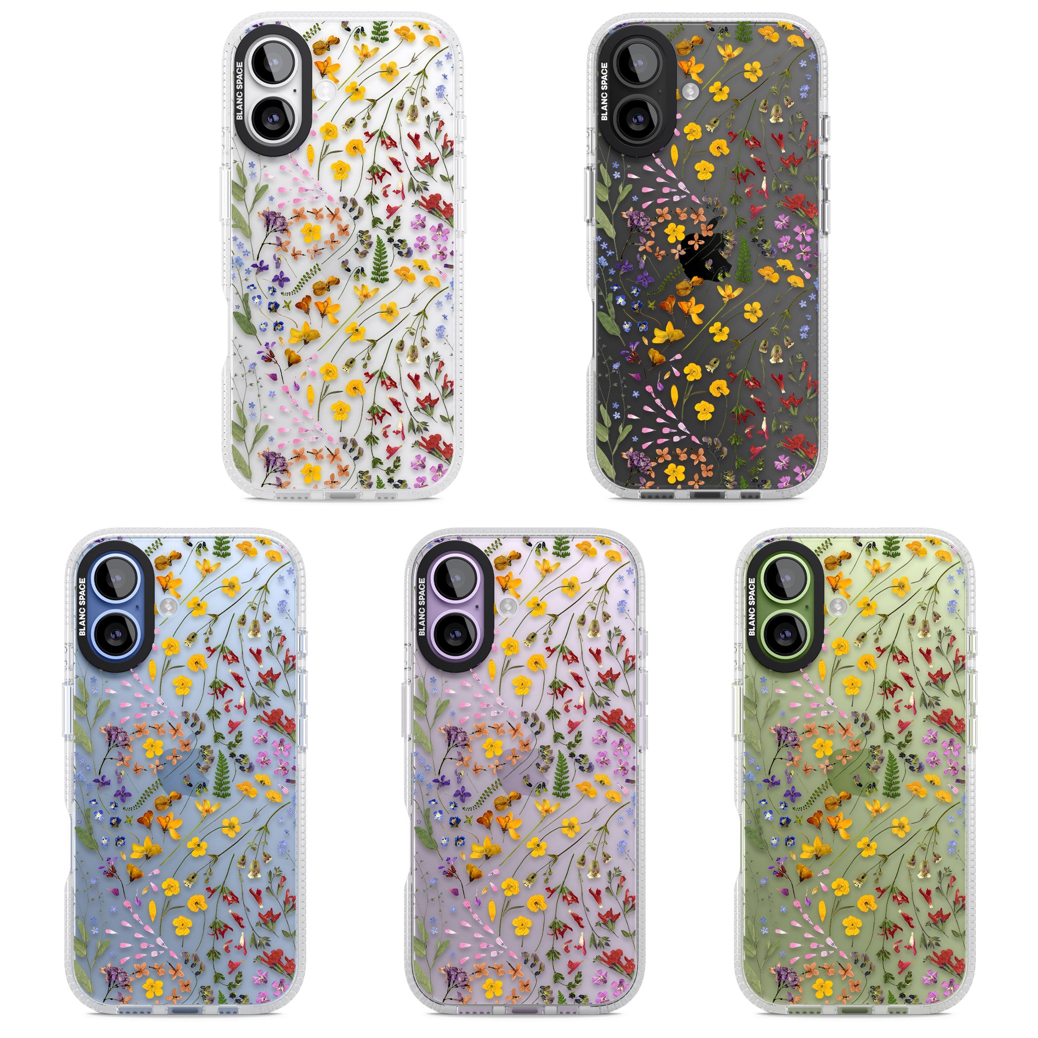 Wildflower iPhone 17 Impact Air Clear Phone Case APT Impact Protection