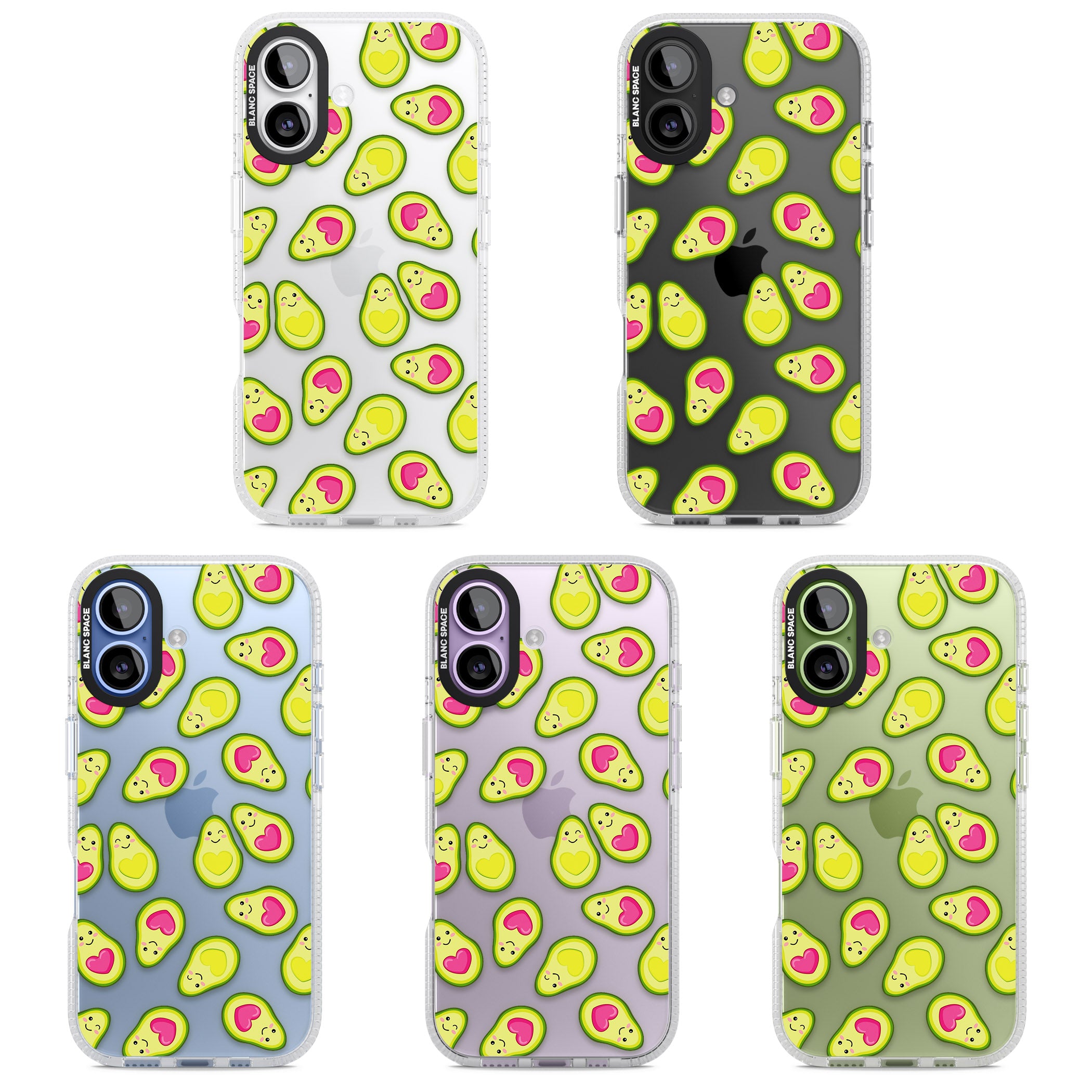 Avocado Love iPhone 17 Impact Air Clear Phone Case APT Impact Protection