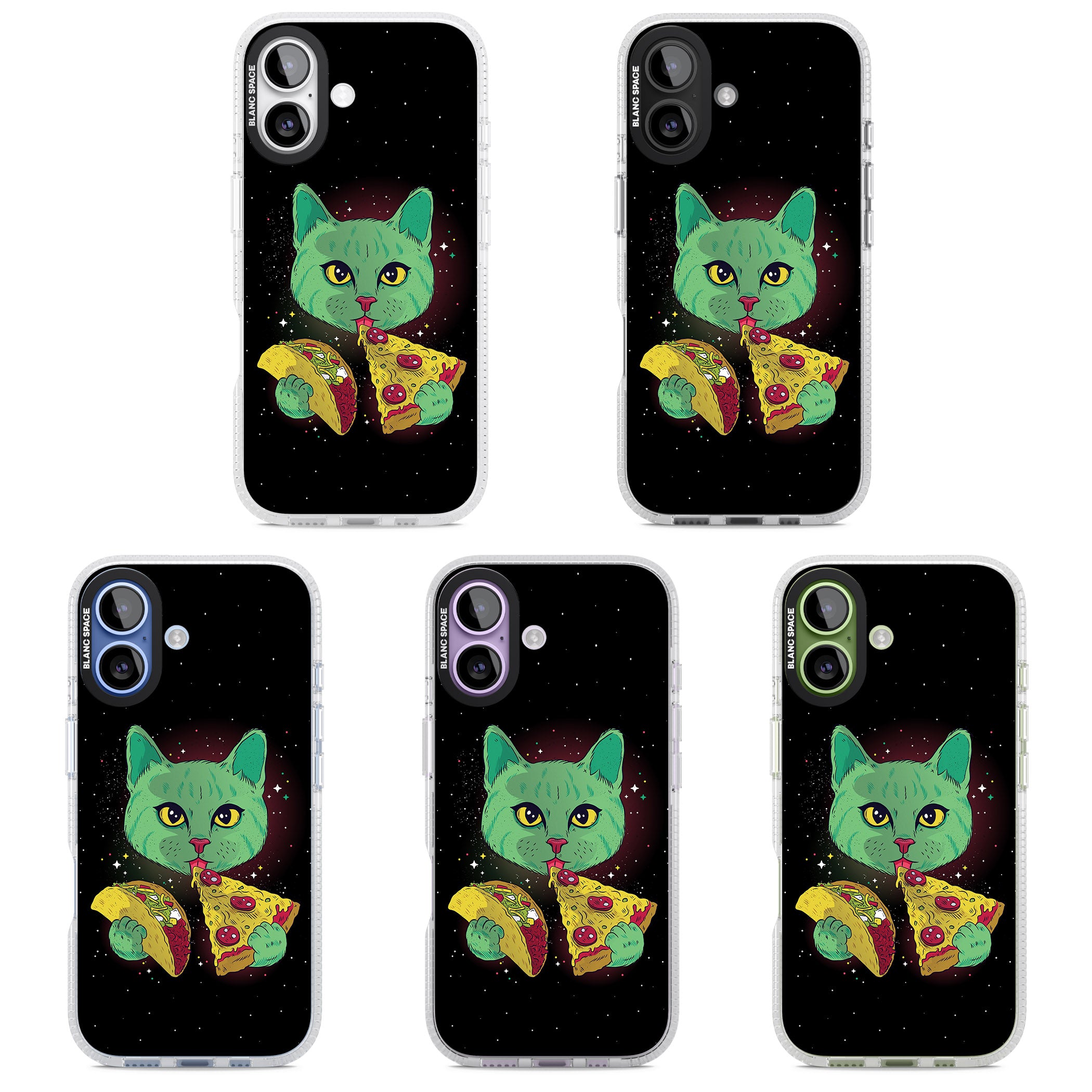 Pizza Purr iPhone 17 Impact Air Clear Phone Case APT Impact Protection