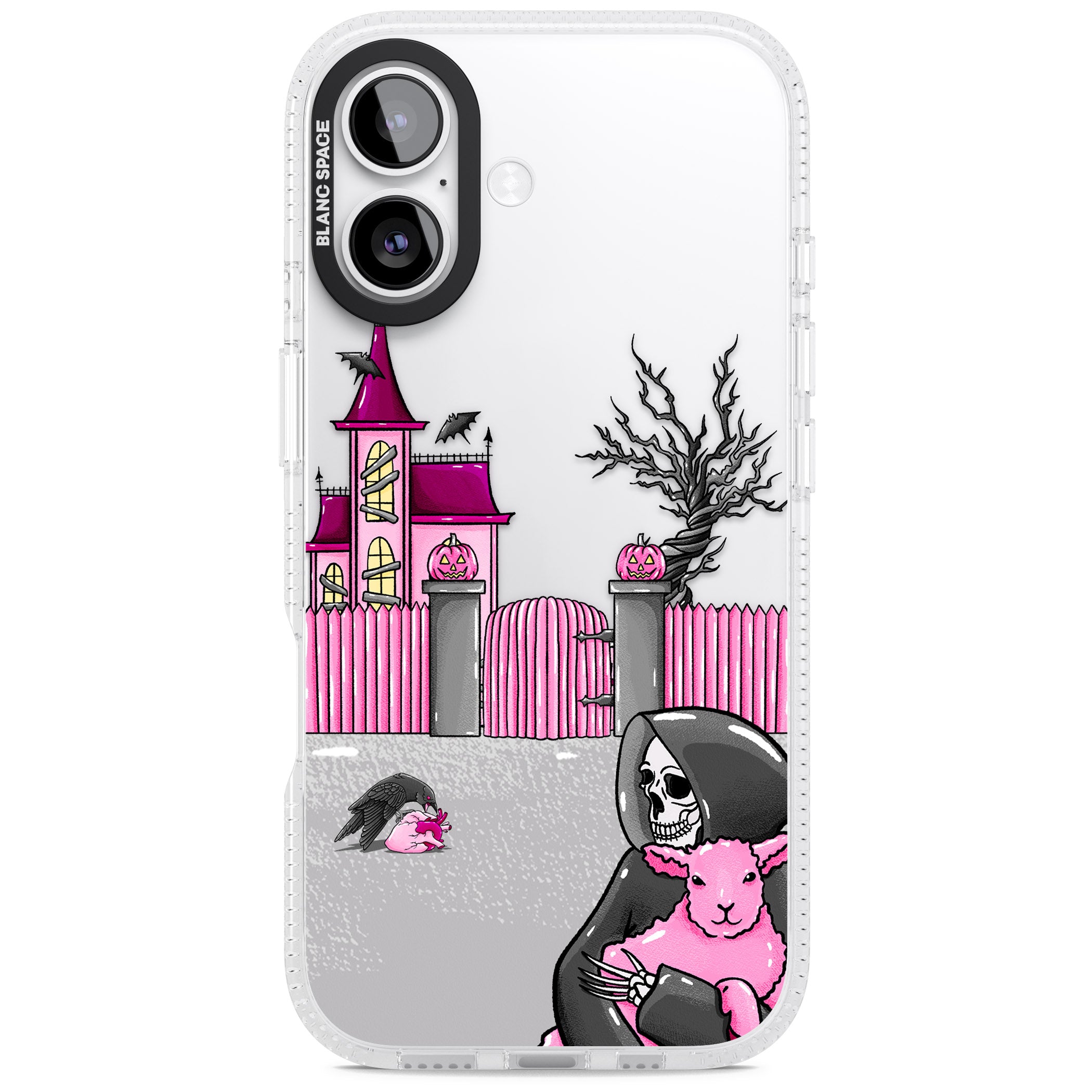 Left With My Heart iPhone 17 Impact Air Clear Phone Case