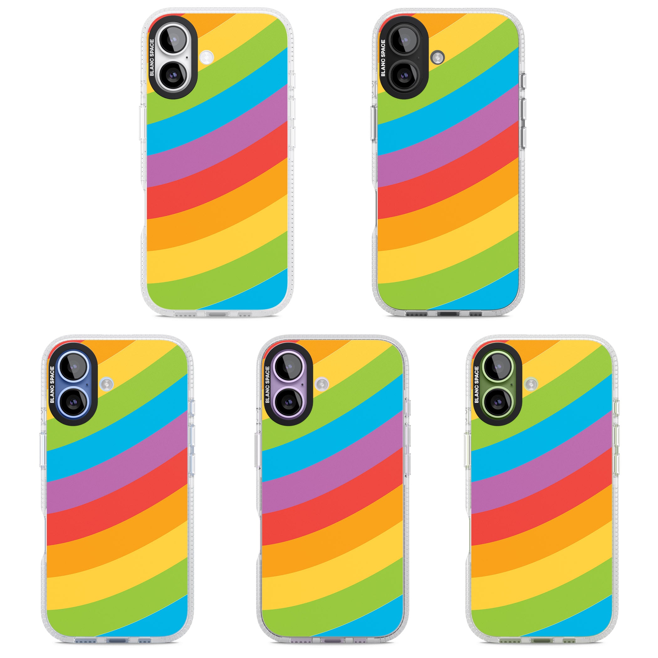 Lucky Rainbow iPhone 17 Impact Air Clear Phone Case APT Impact Protection