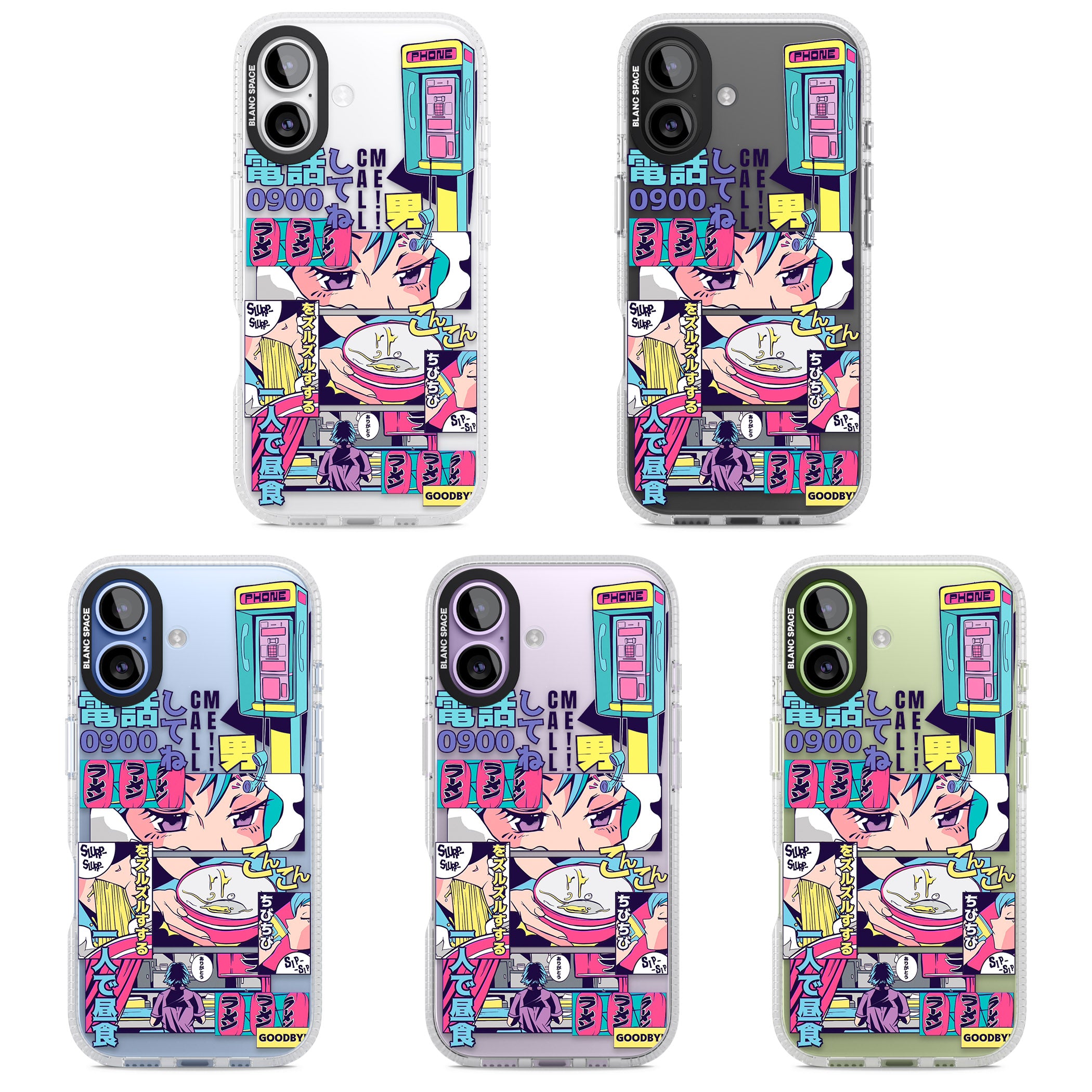 Vibrant Anime Comic iPhone 17 Impact Air Clear Phone Case APT Impact Protection