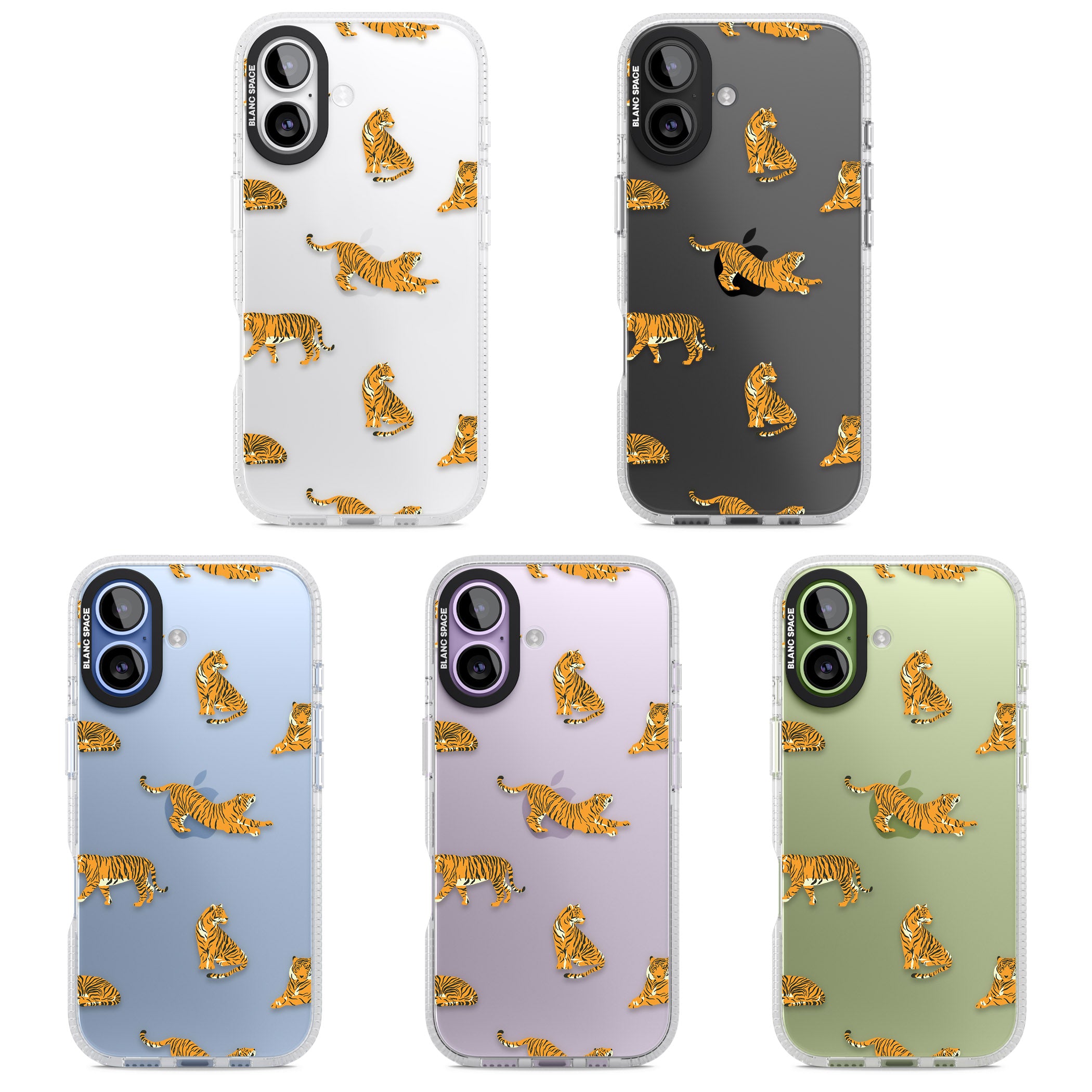 Clear Tiger Jungle iPhone 17 Impact Air Clear Phone Case APT Impact Protection