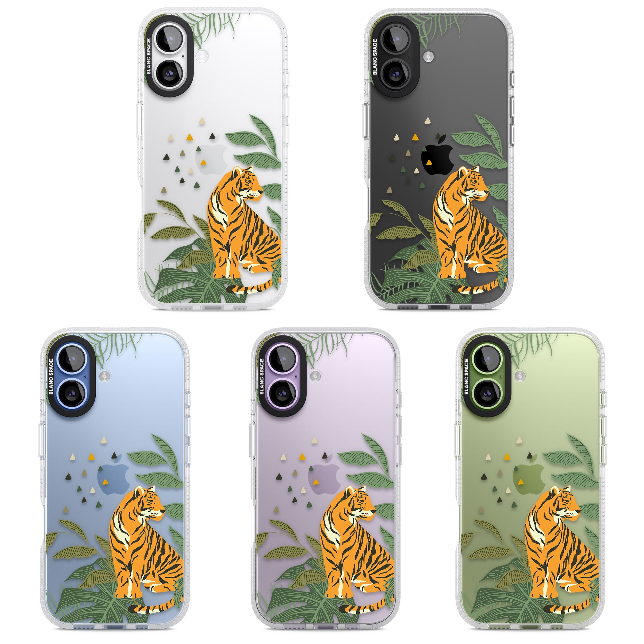Tiger Jungle iPhone 17 Impact Air Clear Phone Case APT Impact Protection