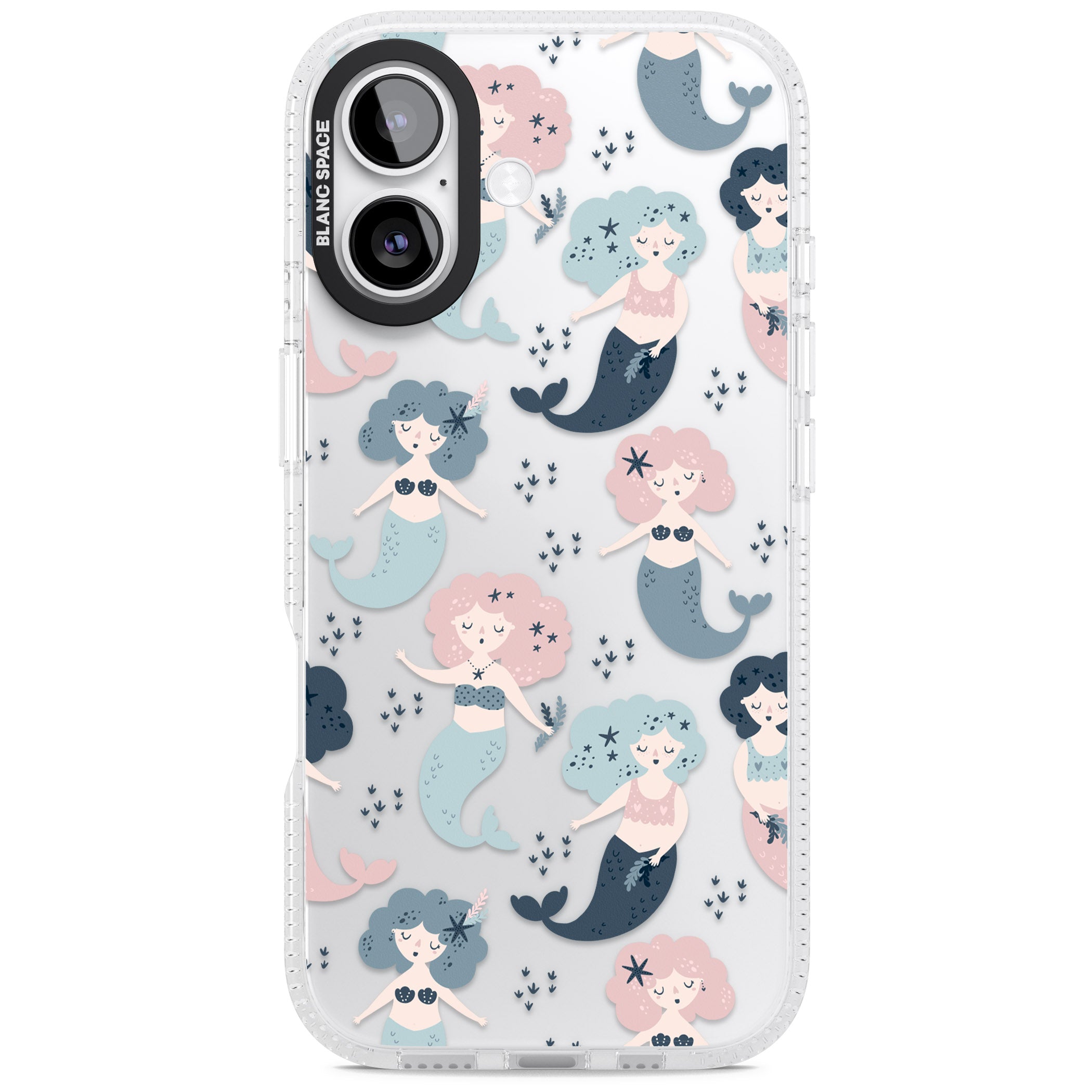 Pastel Mermaids iPhone 17 Impact Air Clear Phone Case