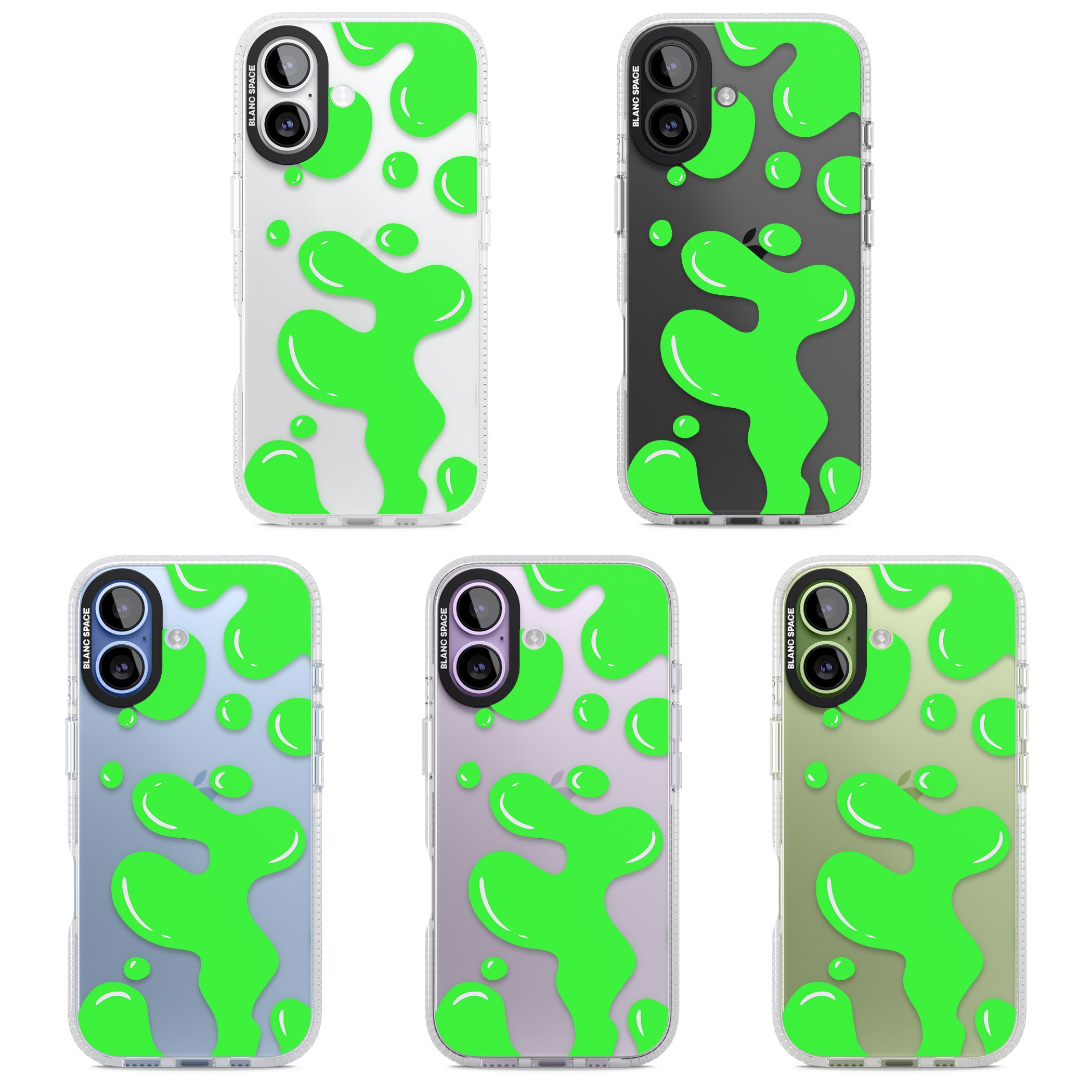 Green Lava Lamp iPhone 17 Impact Air Clear Phone Case APT Impact Protection