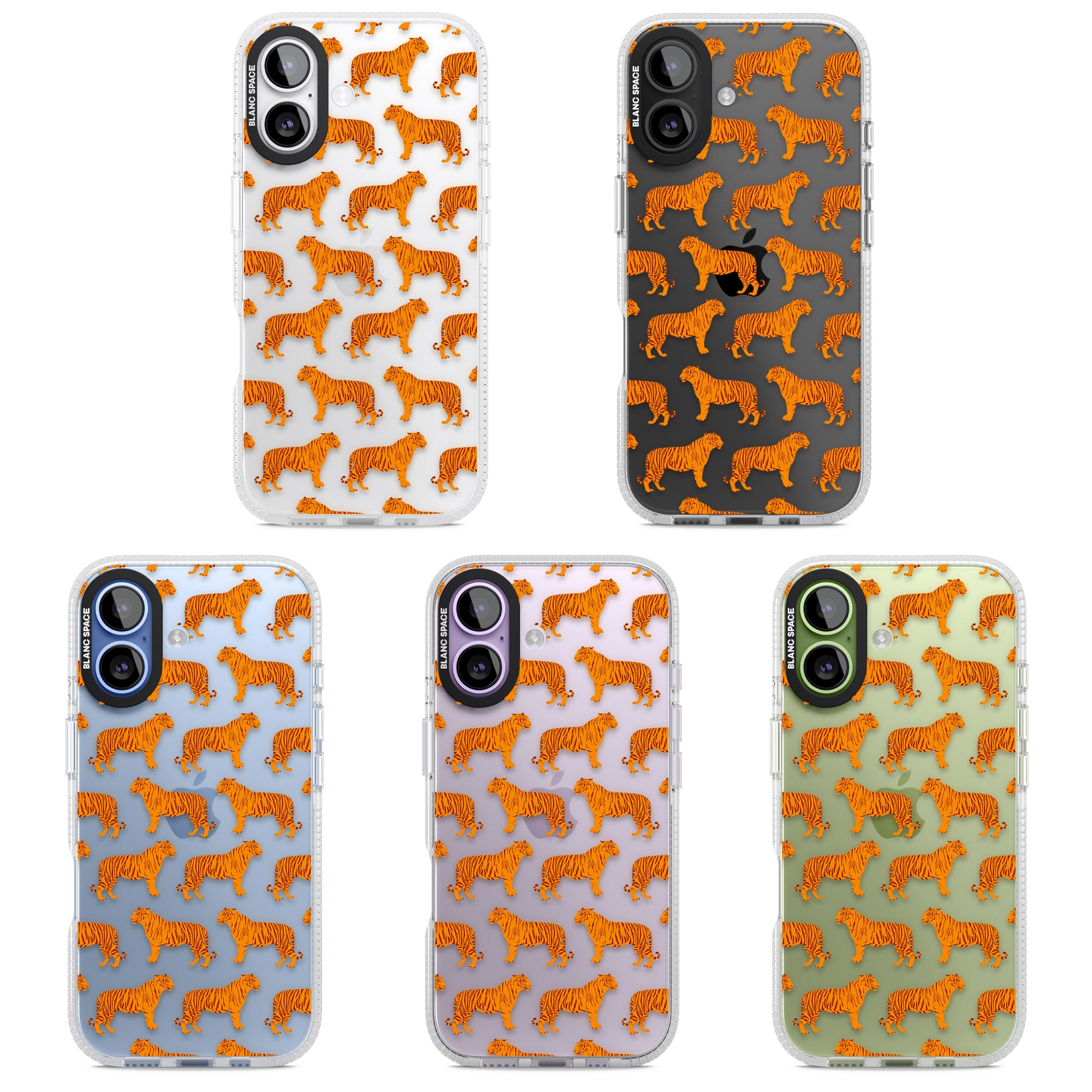 Tiger Pattern iPhone 17 Impact Air Clear Phone Case APT Impact Protection