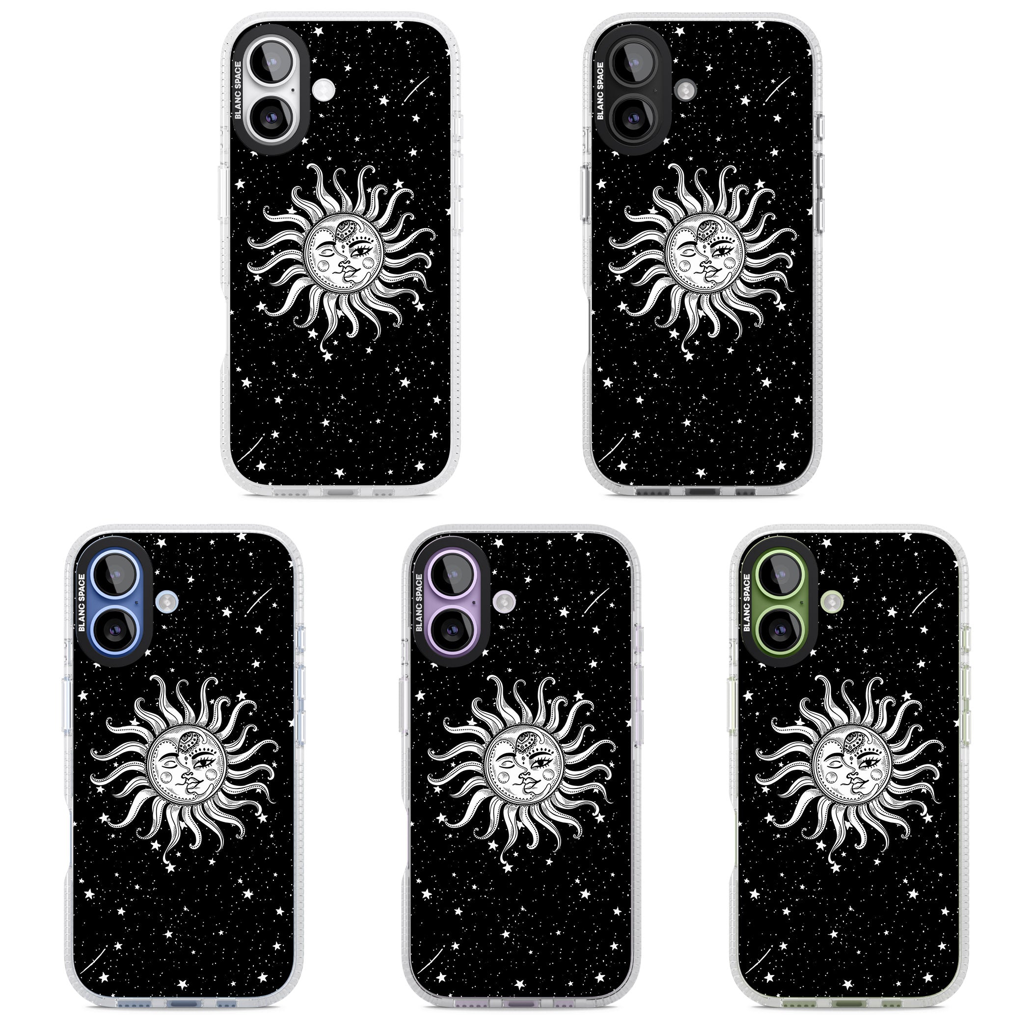 Mystic Sun Moon iPhone 17 Impact Air Clear Phone Case APT Impact Protection