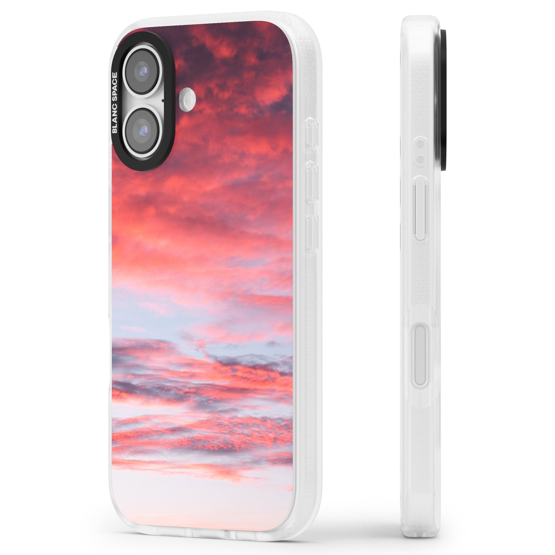 Sunset Skies iPhone 17 Impact Air Clear Phone Case Side Profile