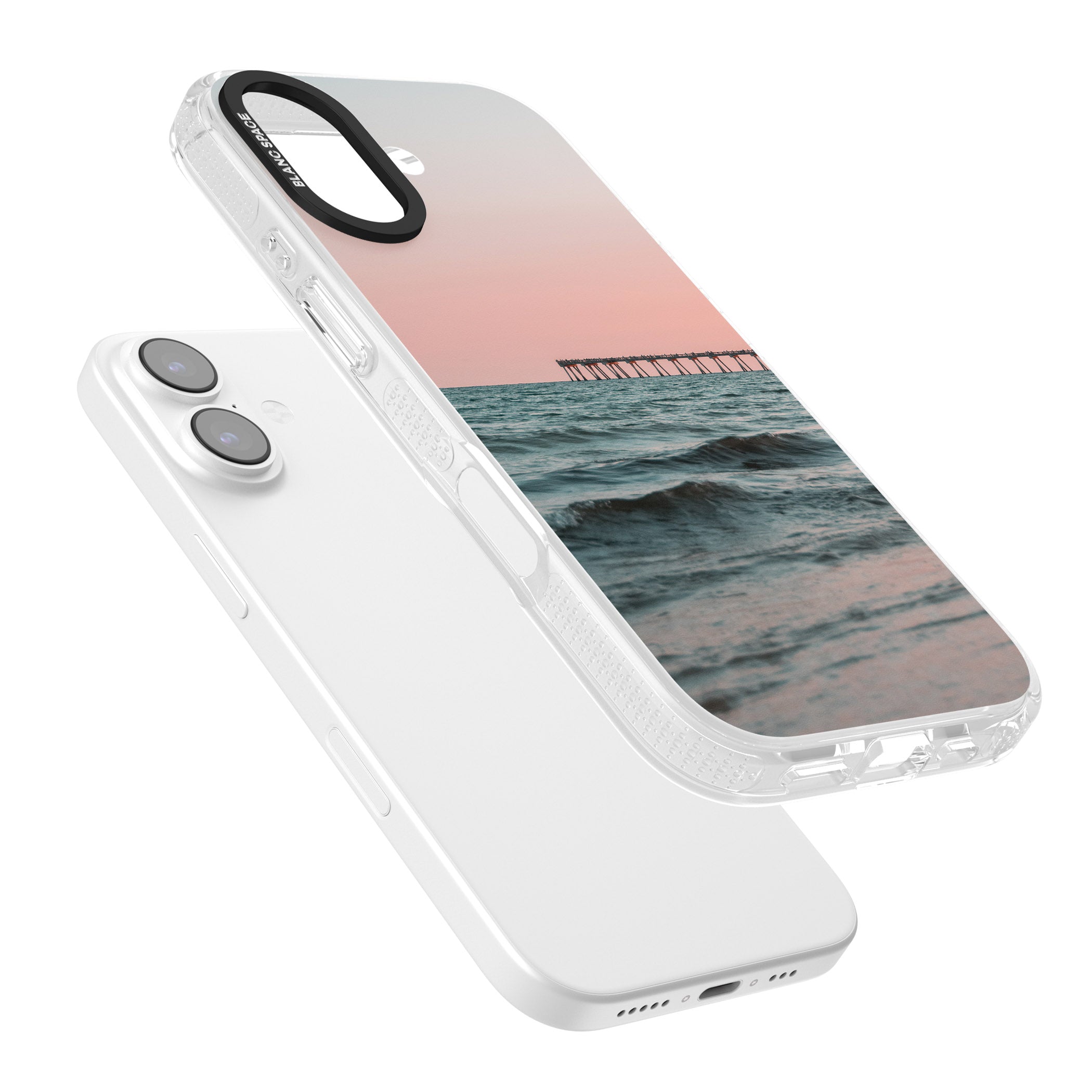 Sunset Pier iPhone 17 Impact Air Clear Phone Case Colours