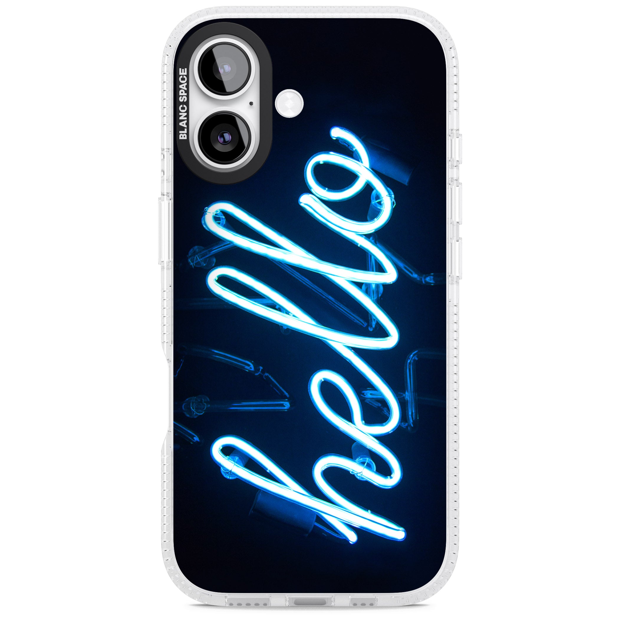 Hello Neon Sign iPhone 17 Impact Air Clear Phone Case