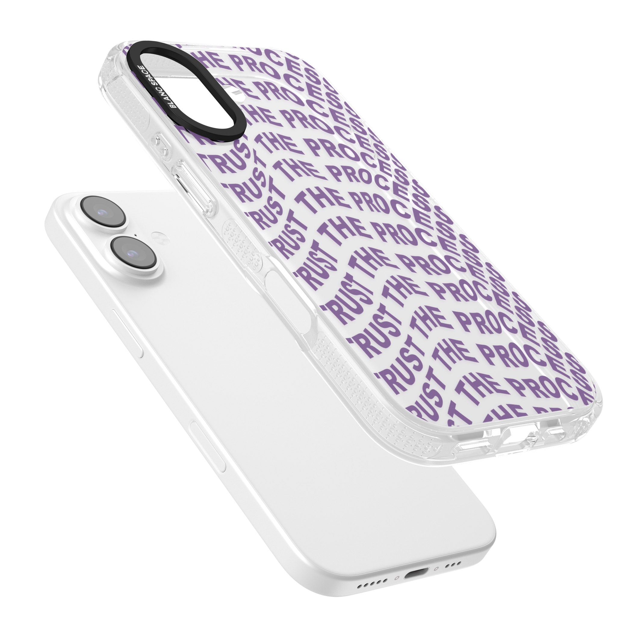 Trust The Process iPhone 17 Impact Air Clear Phone Case Colours